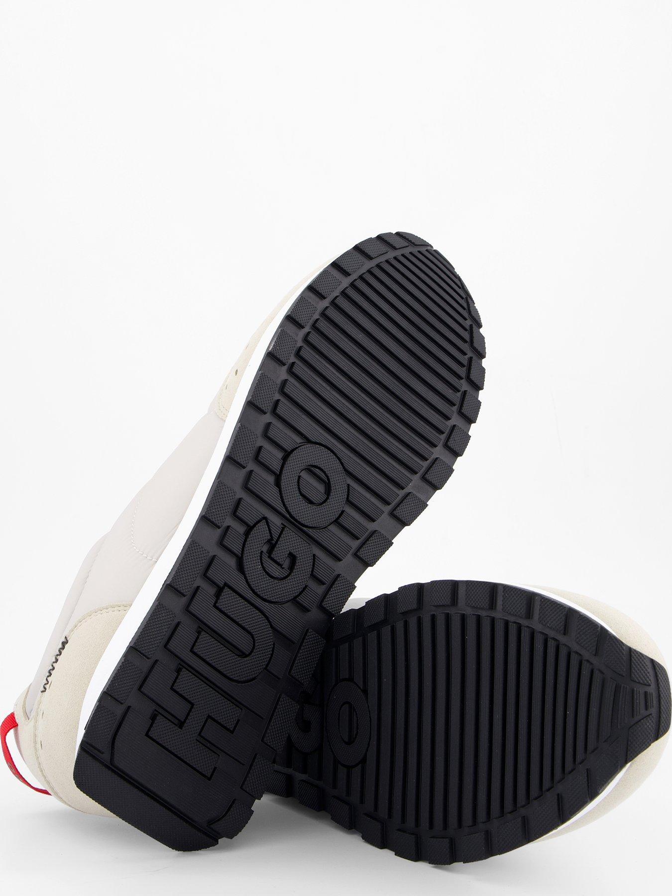 Image 4 of 7 of HUGO Icelin Nylon Runner Trainers - Beige
