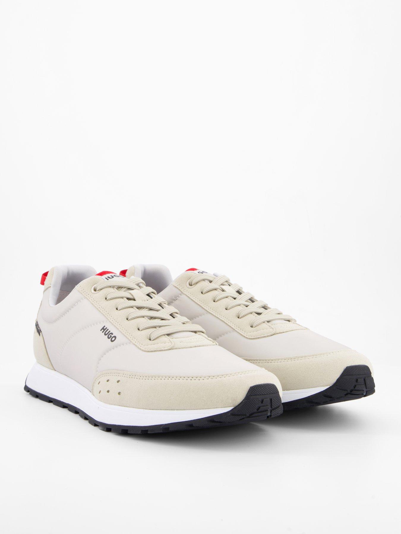 Image 5 of 7 of HUGO Icelin Nylon Runner Trainers - Beige