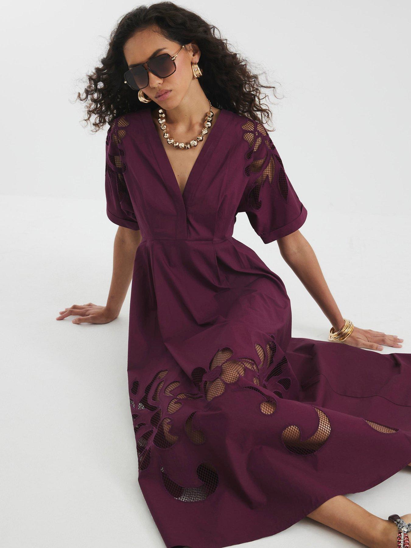 river-island-cutwork-midi-dress-redback