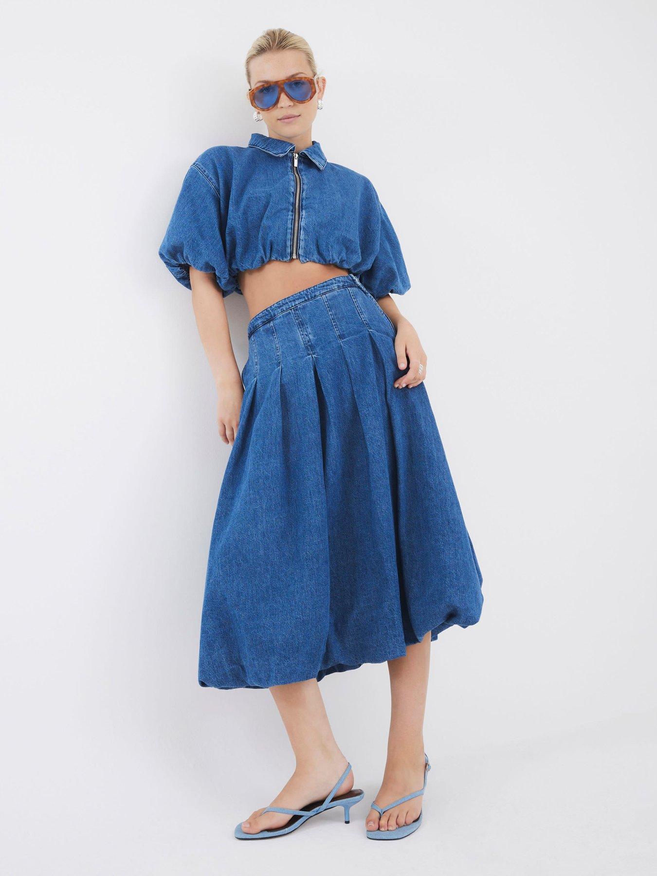 river-island-jack-puffball-denim-midi-skirt-bluefront