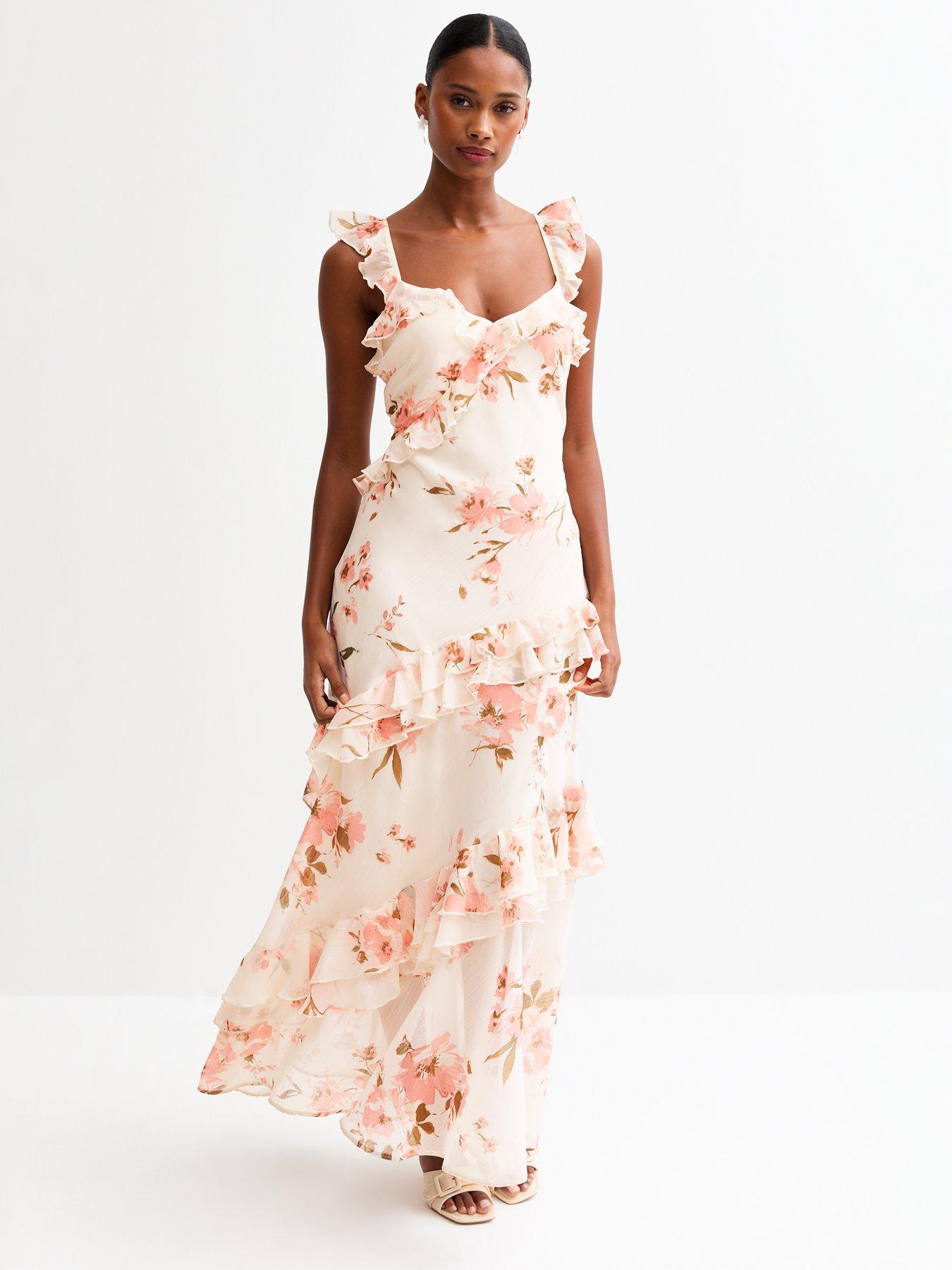 sachin and babi light blue dress Wrap Printed Chiffon Maxi Dress - Snake Print