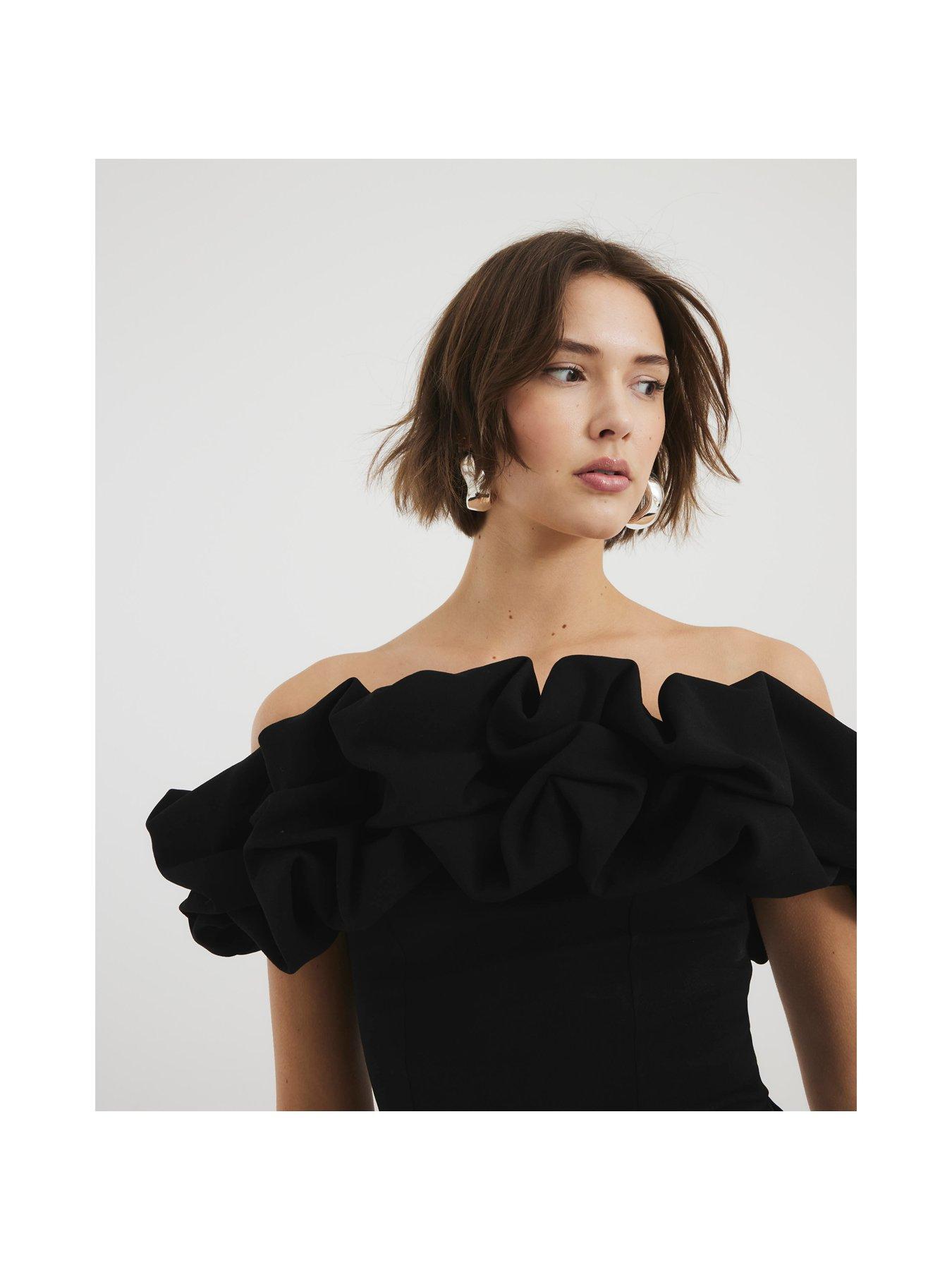 river-island-ruffle-bardot-top-blackback
