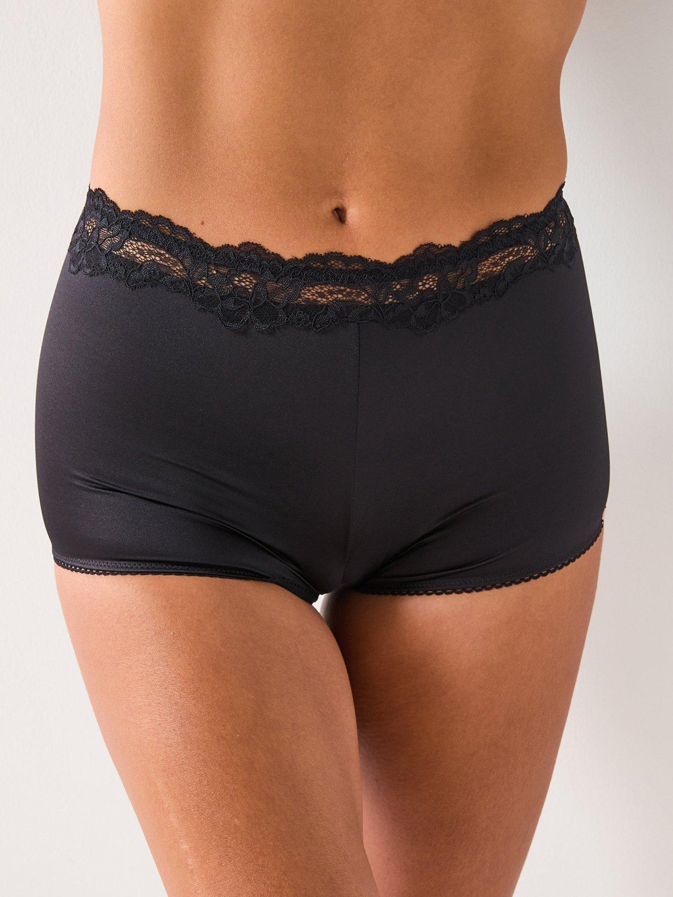 DORINA Origins Shiny Micro Boy Shorts - Black