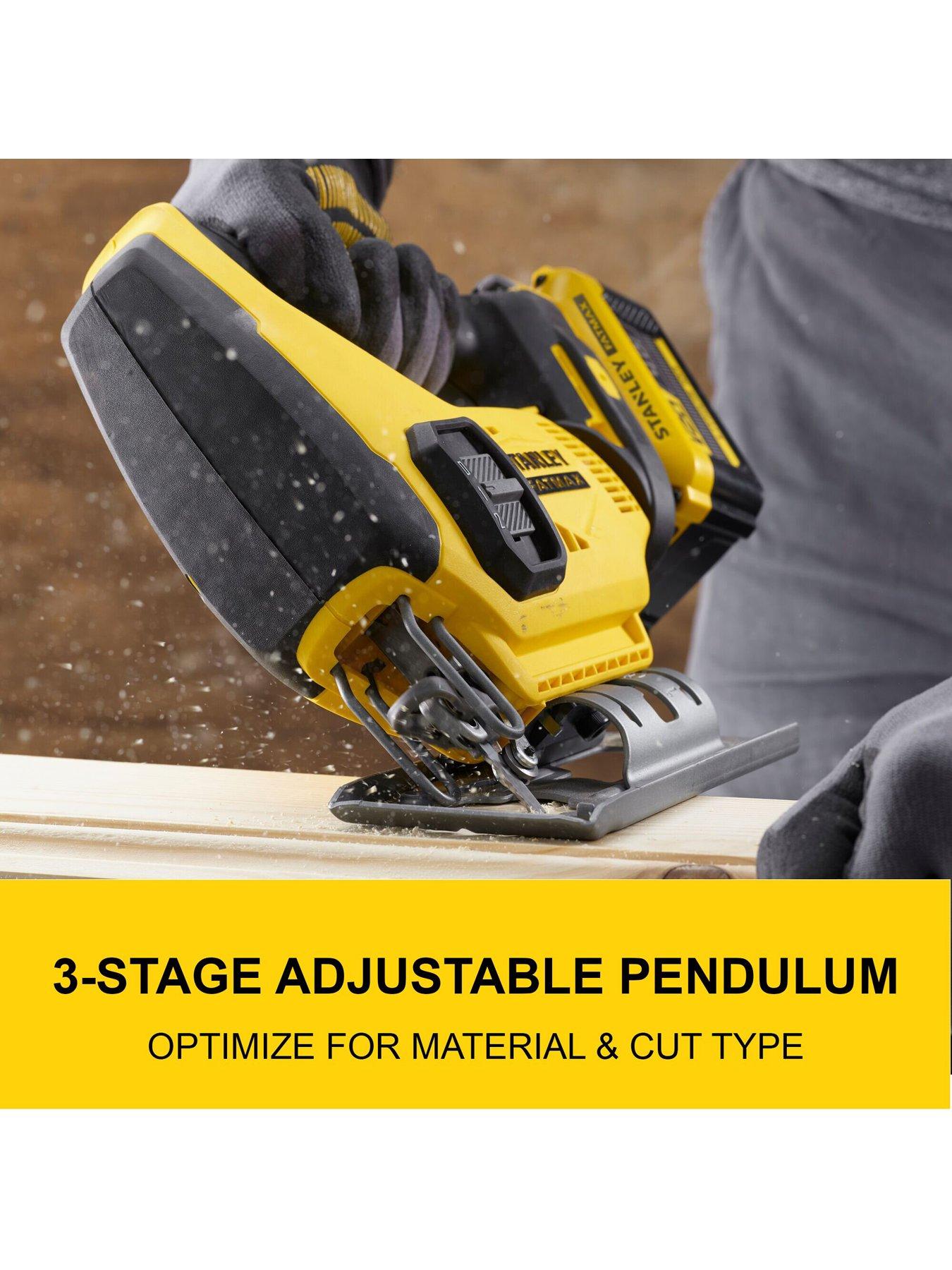Image 5 of 6 of Stanley FatMax 18V STANLEY FATMAX V20 Cordless Jigsaw (Tool Only) SFMCS600B-XJ