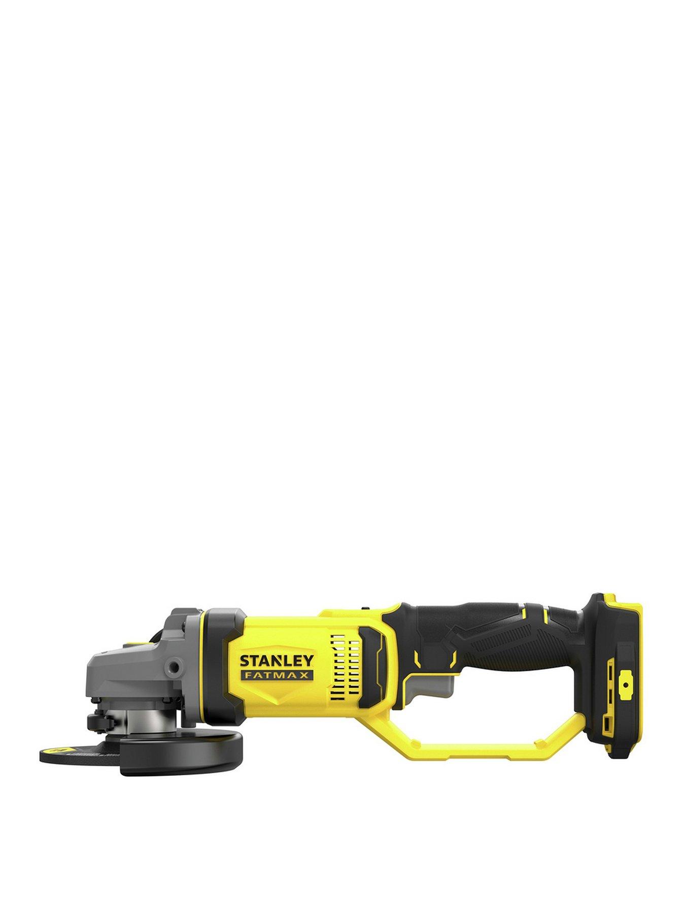 undefined 18V STANLEY FATMAX V20 Cordless Angle Grinder (Tool Only) SFMCG400B-XJ