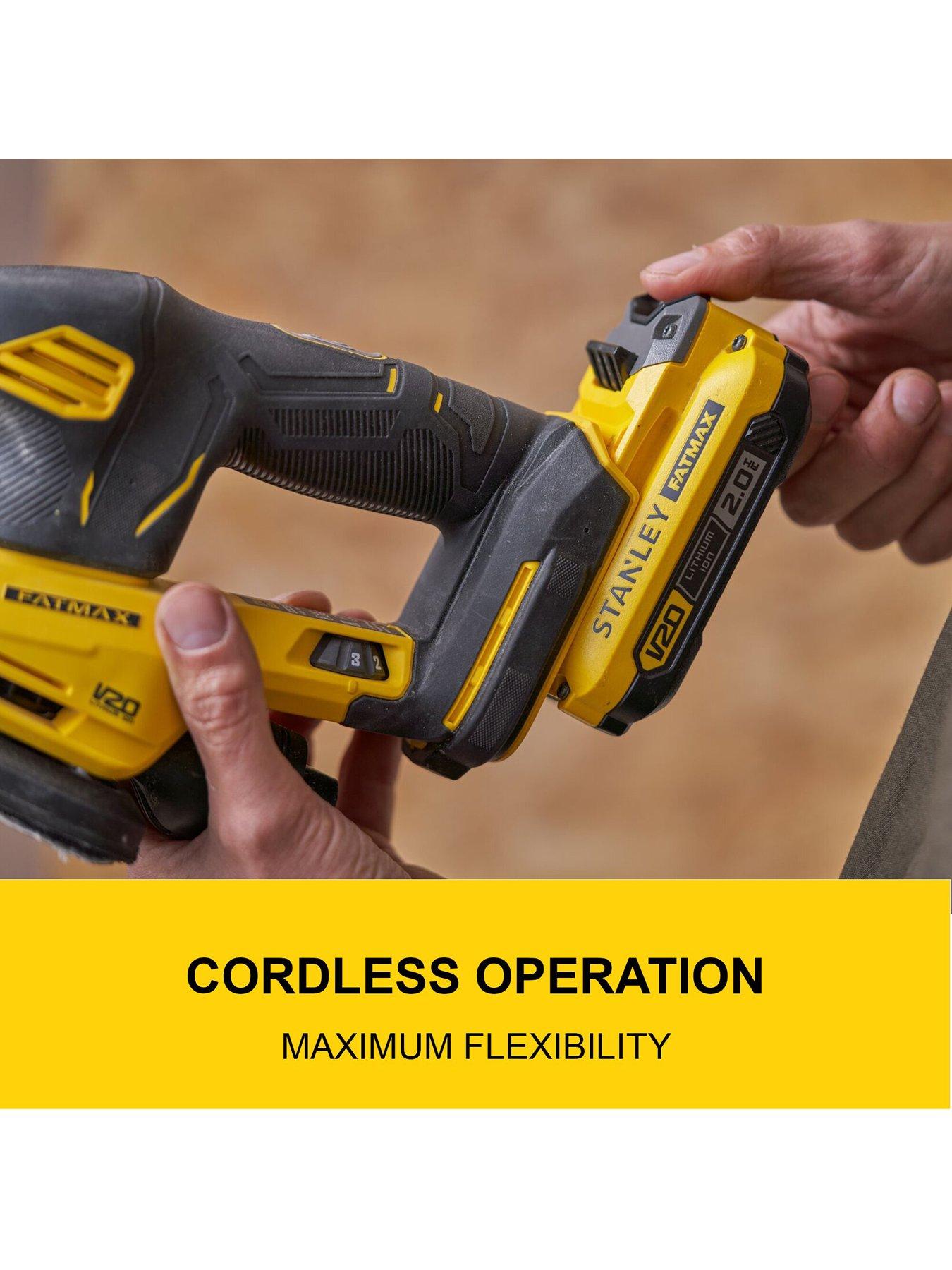 Image 2 of 5 of Stanley FatMax 18V STANLEY FATMAX V20 Cordless Detail Sander (Tool Only) SFMCW221B-XJ