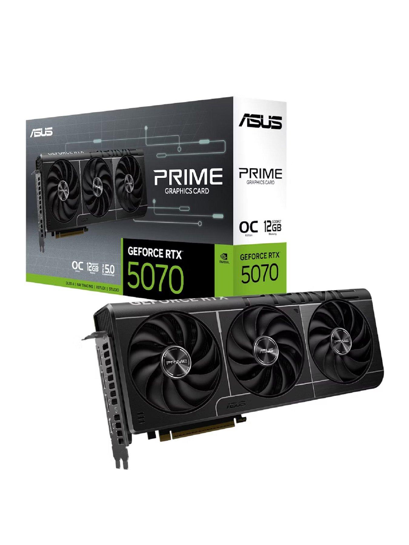 Image 1 of 7 of Asus Prime NVIDIA GeForce RTX 5070 12Gb GDDR7 PCIe 5.0 Overclocked Graphics Card