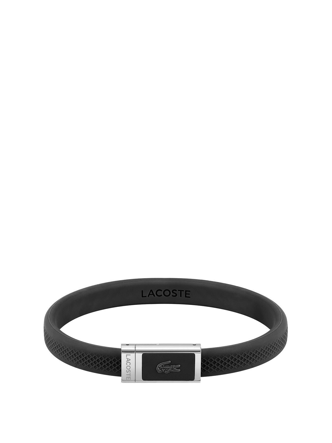 Lacoste Lacoste 12:12 mens bracelet Black