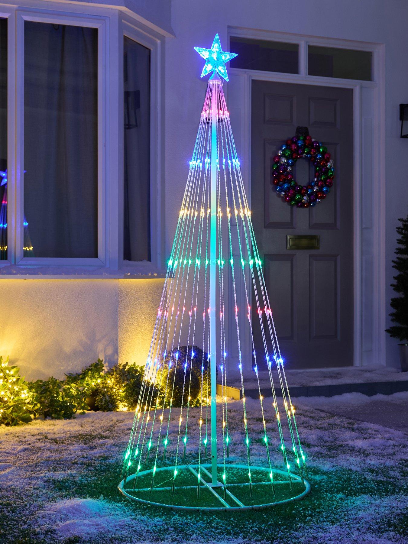 Image 1 of 7 of Very Home 5.5ft Waterfall LED&nbsp;Indoor/Outdoor Christmas Tree Light