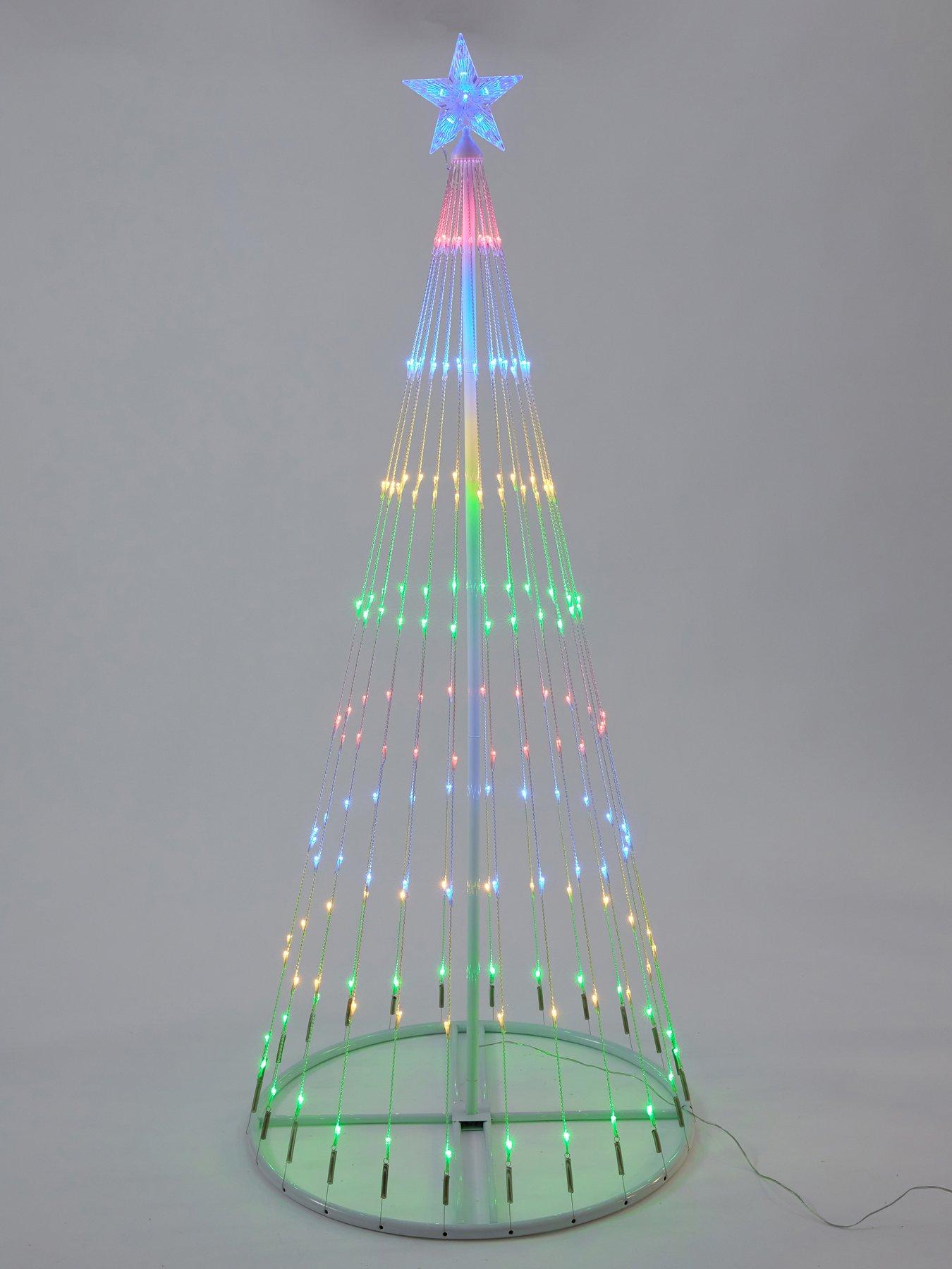 Image 3 of 7 of Very Home 5.5ft Waterfall LED&nbsp;Indoor/Outdoor Christmas Tree Light