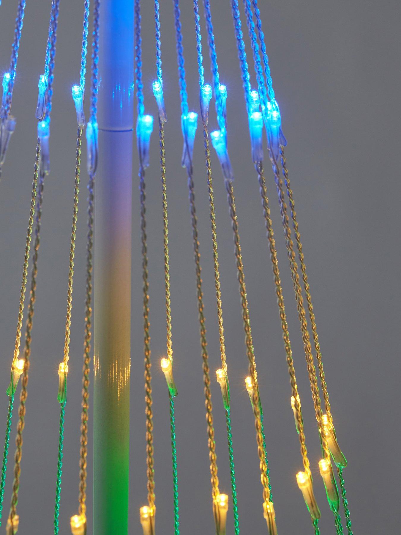Image 4 of 7 of Very Home 5.5ft Waterfall LED&nbsp;Indoor/Outdoor Christmas Tree Light