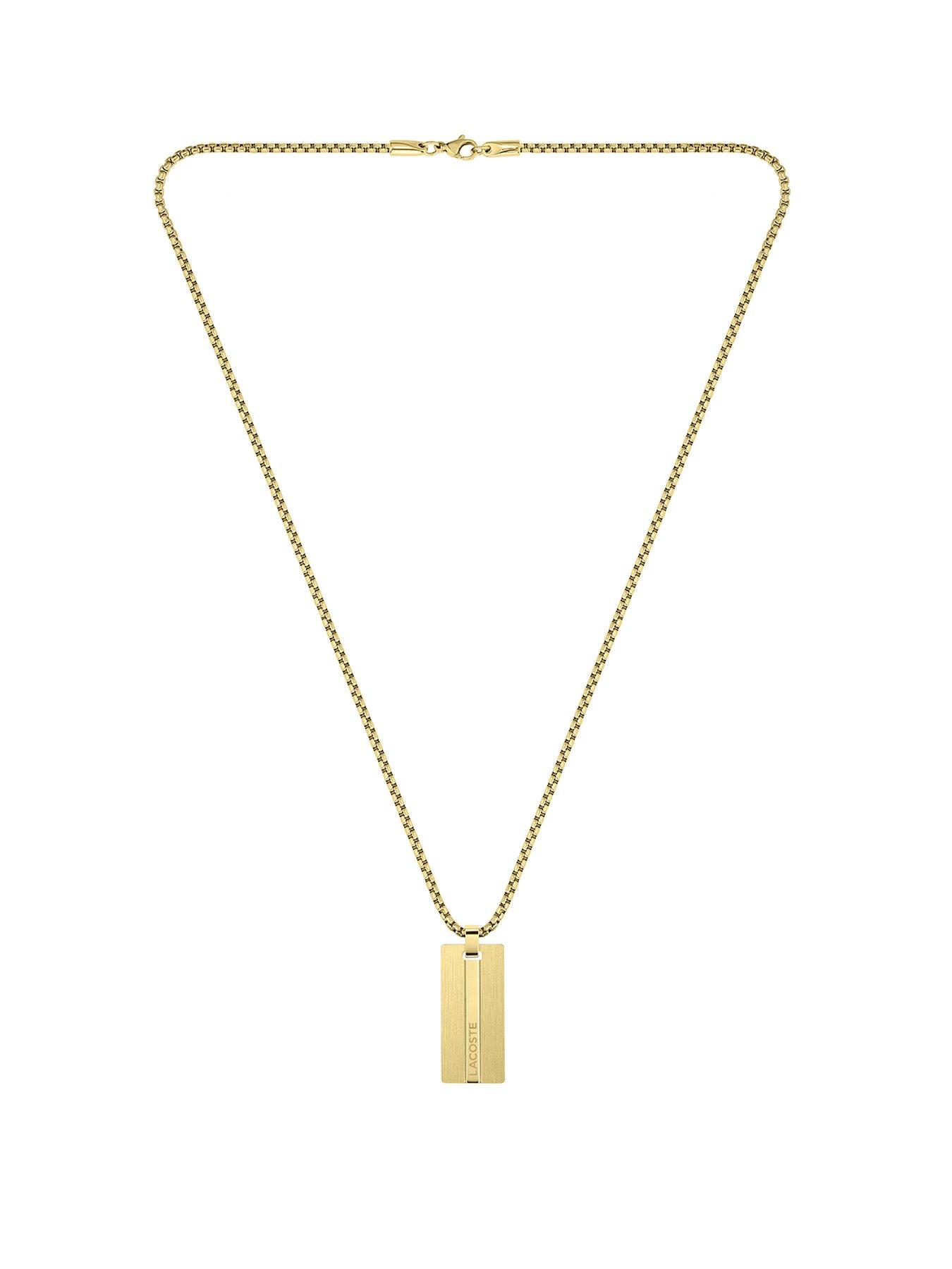 Lacoste Lacoste Adevnturer Mens necklace Gold