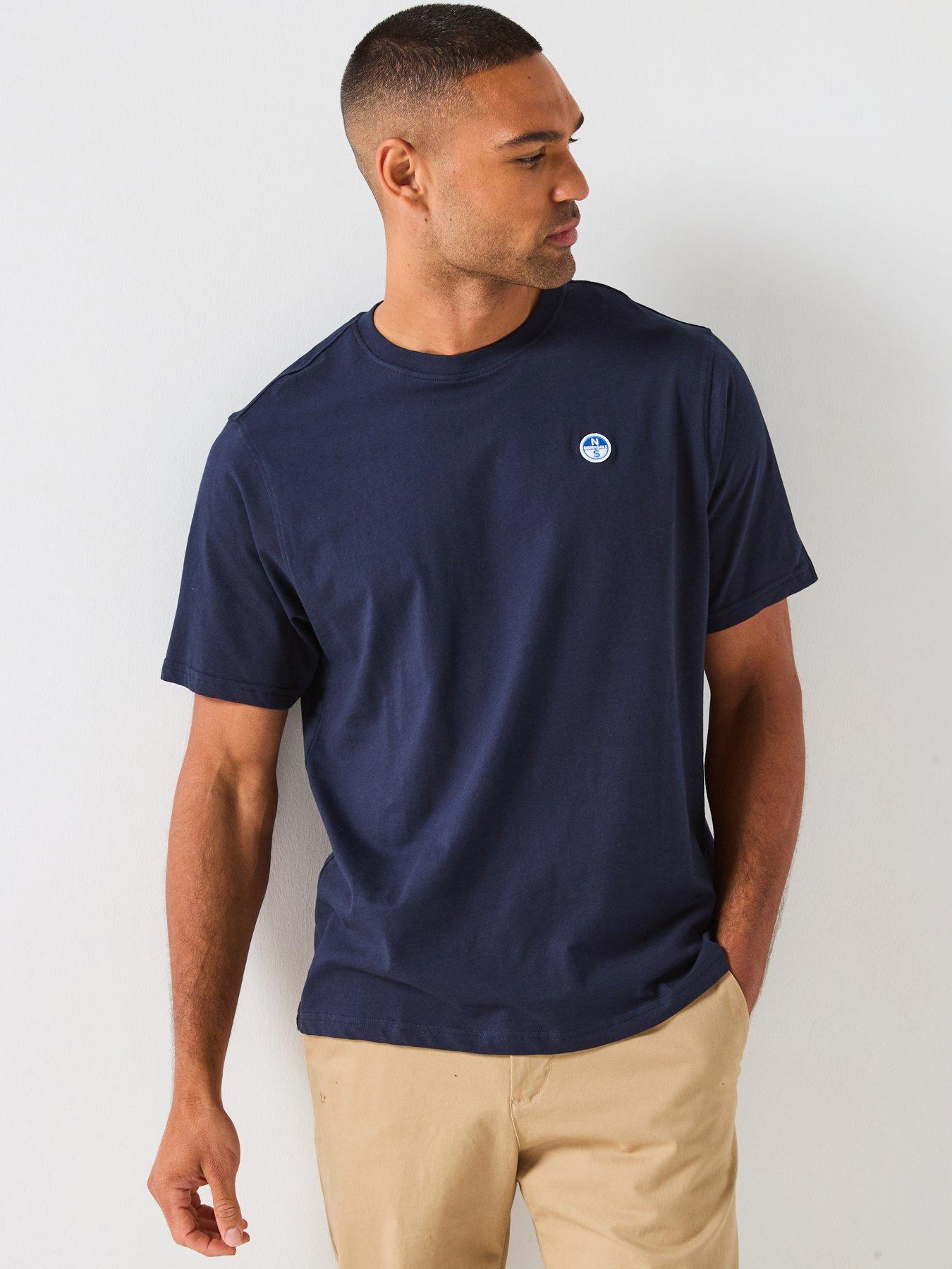 north-sails-short-sleeve-t-shirt-navyfront