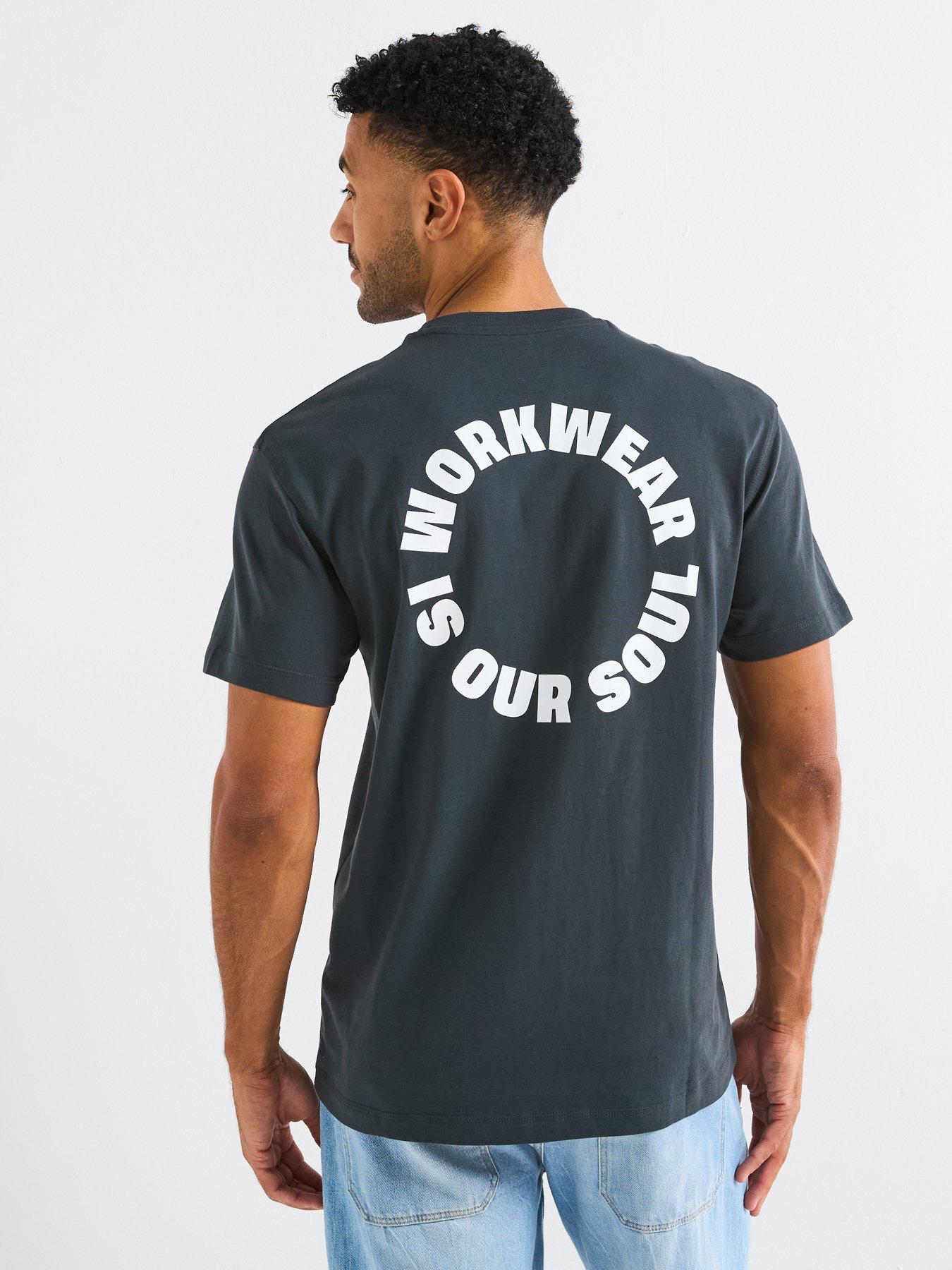 Image 5 of 5 of Lee Short Relaxed Graphic T-Shirt - Black