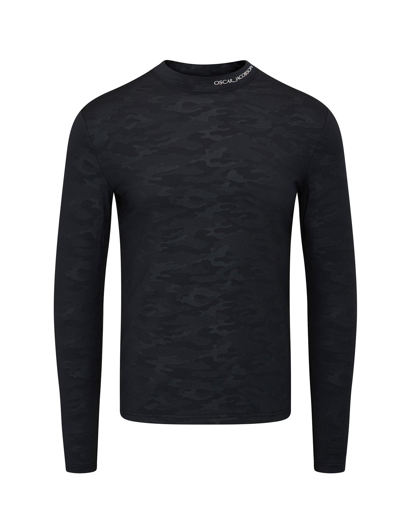 Image 1 of 2 of Oscar Jacobson Mens Golf Hampton Base Layer - Black