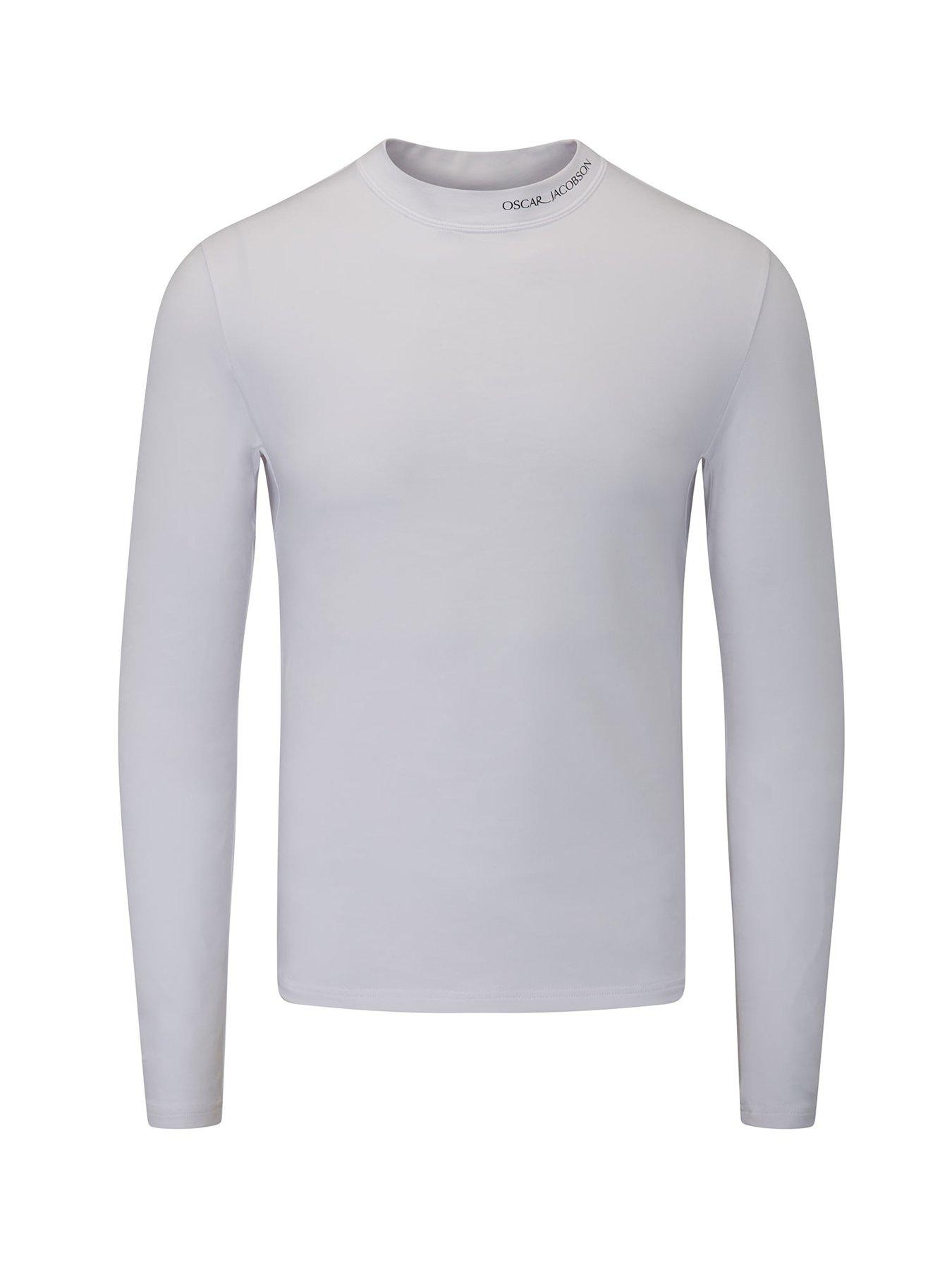 undefined Mens Golf Hampton Base Layer - White