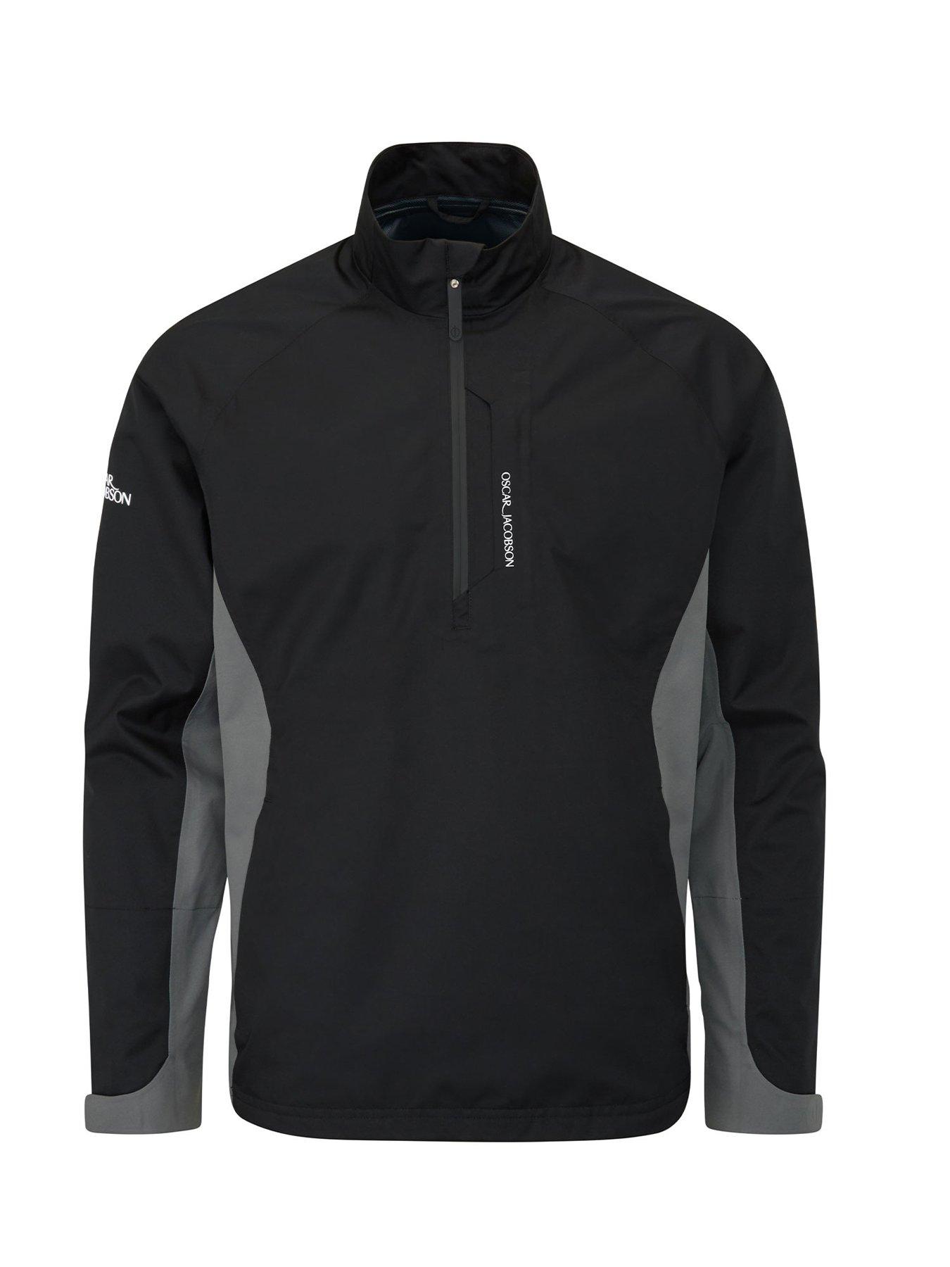 undefined Mens Golf Pinewood Waterproof Jacket - Black/grey