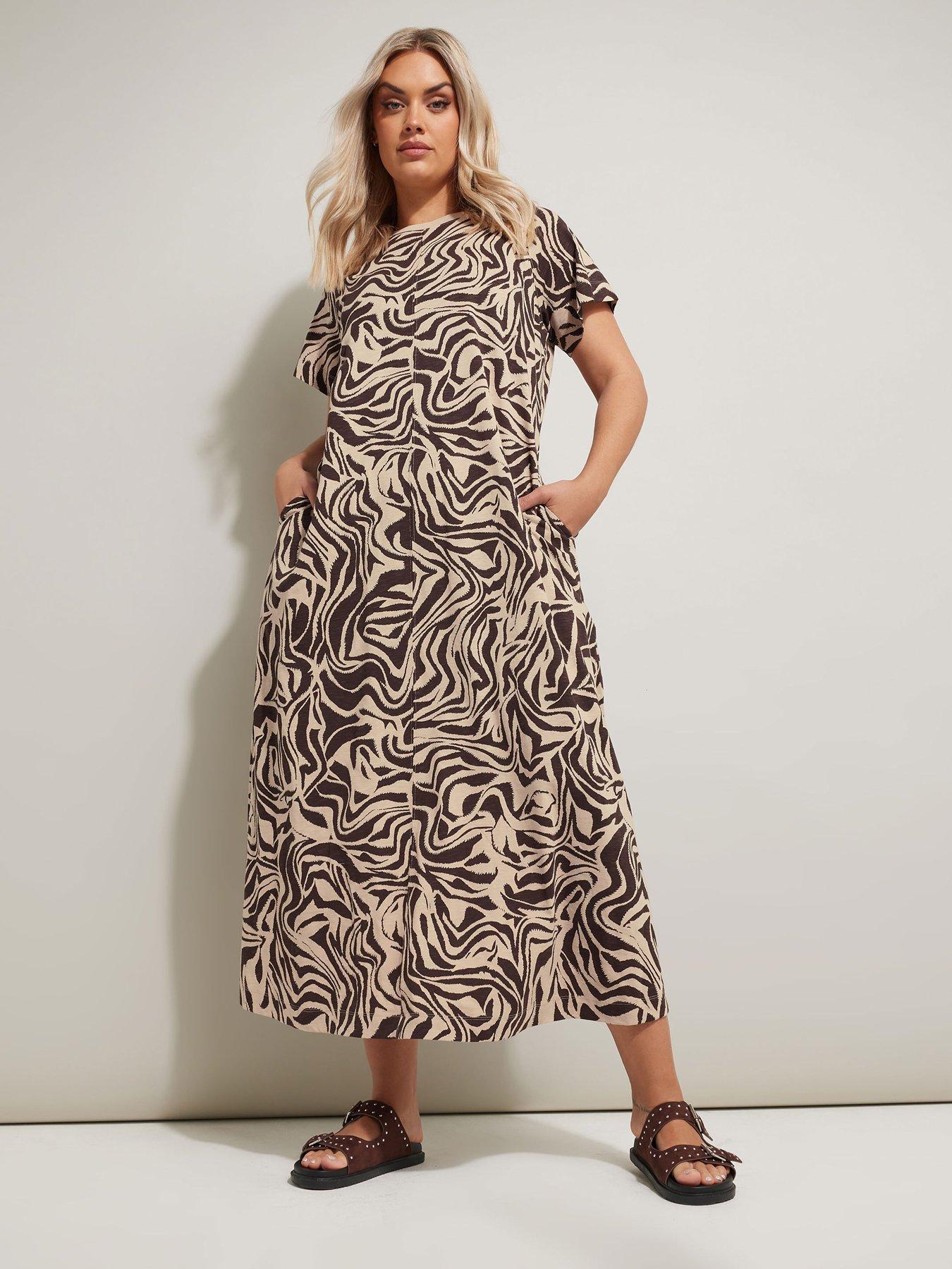 undefined Curve A-line Flare Dress