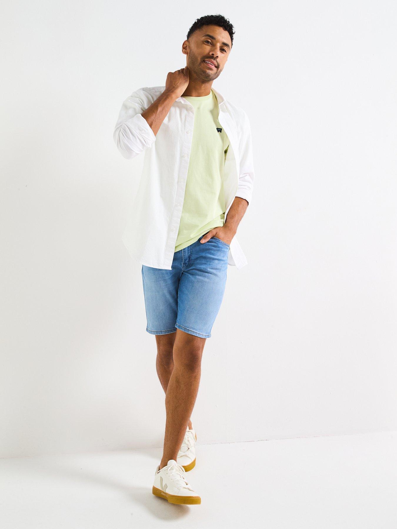 wrangler-texas-denim-shorts--blueback