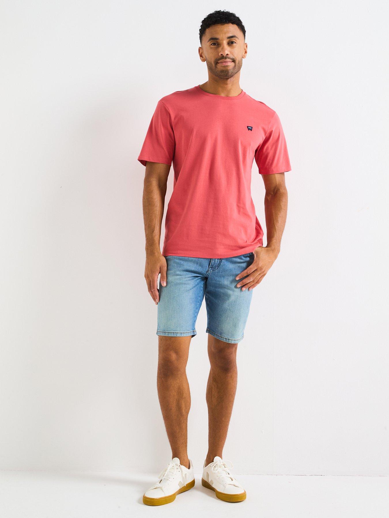 Image 3 of 4 of Wrangler Wrangler Texas Denim Shorts- Dark Blue