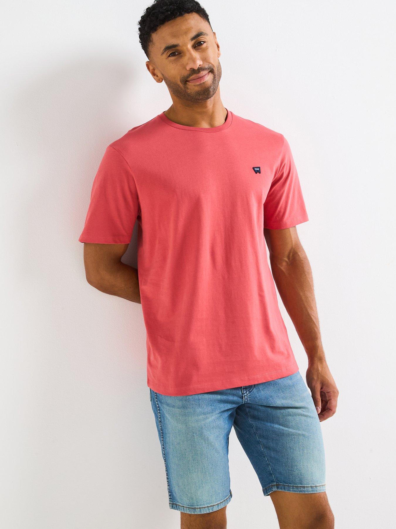 undefined Sign Off Logo Short Sleeve T-Shirt- Red