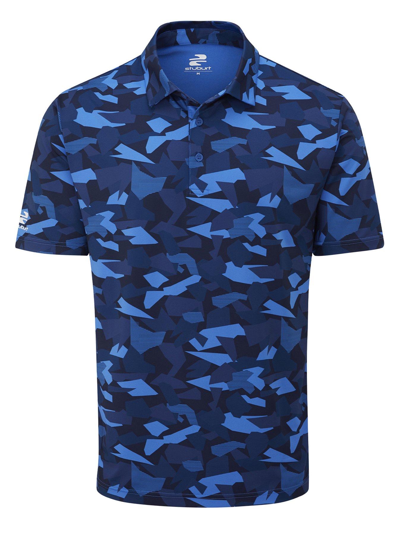 Stuburt Mens Golf Bullfinch Polo - Blue