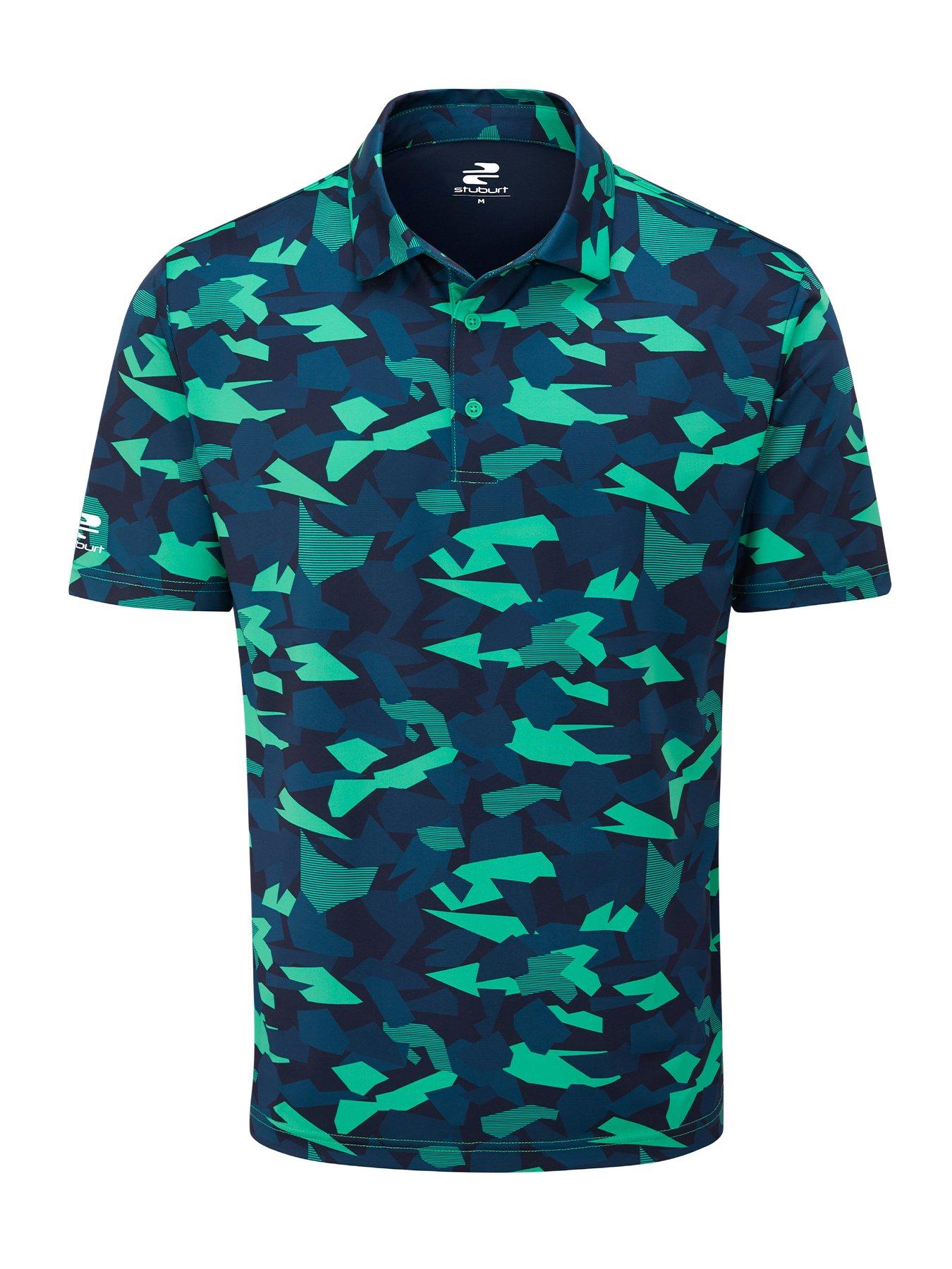 undefined Mens Golf Bullfinch Polo - Blue/green