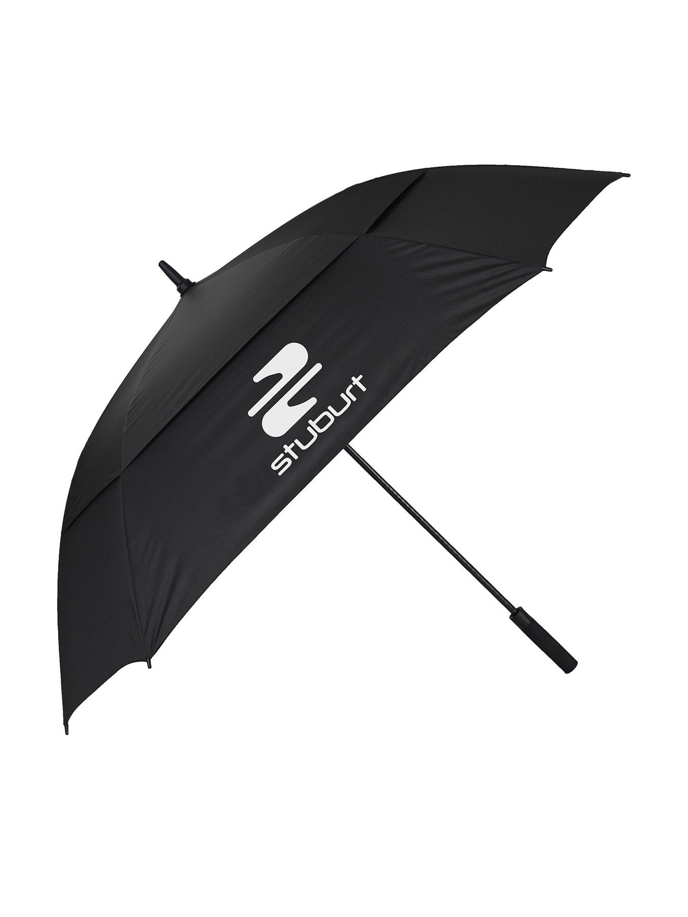 stuburt-66-inch-double-canopy-golf-umbrella-black