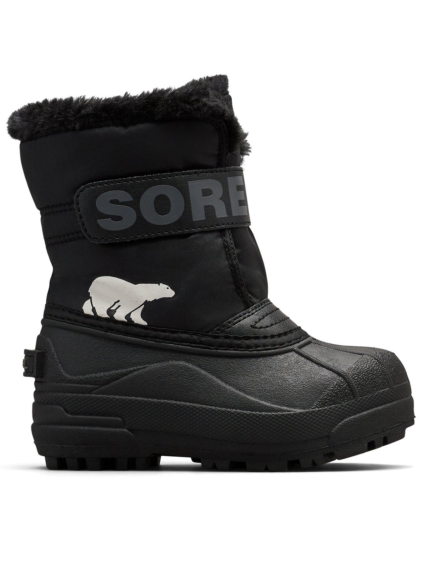 SOREL Kids Younger Snow Commander Boot - Black