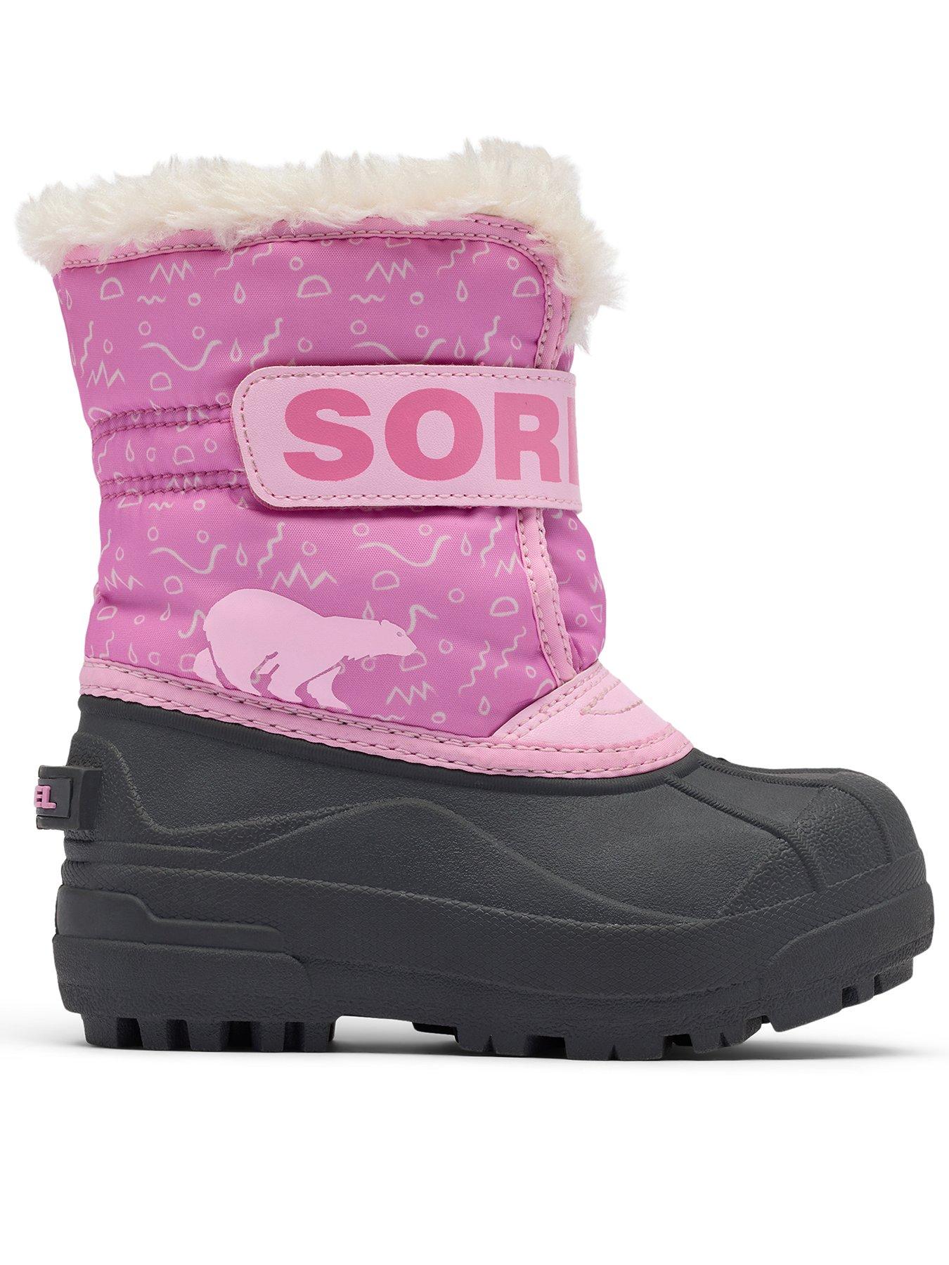 SOREL Kids Younger Snow Commander Boot - Pink