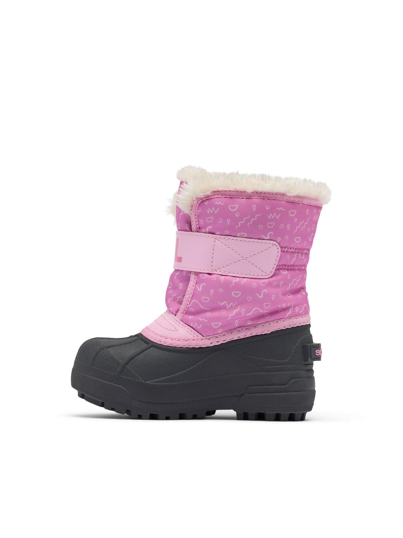 Image 6 of 7 of SOREL Kids Younger Snow Commander Boot - Pink