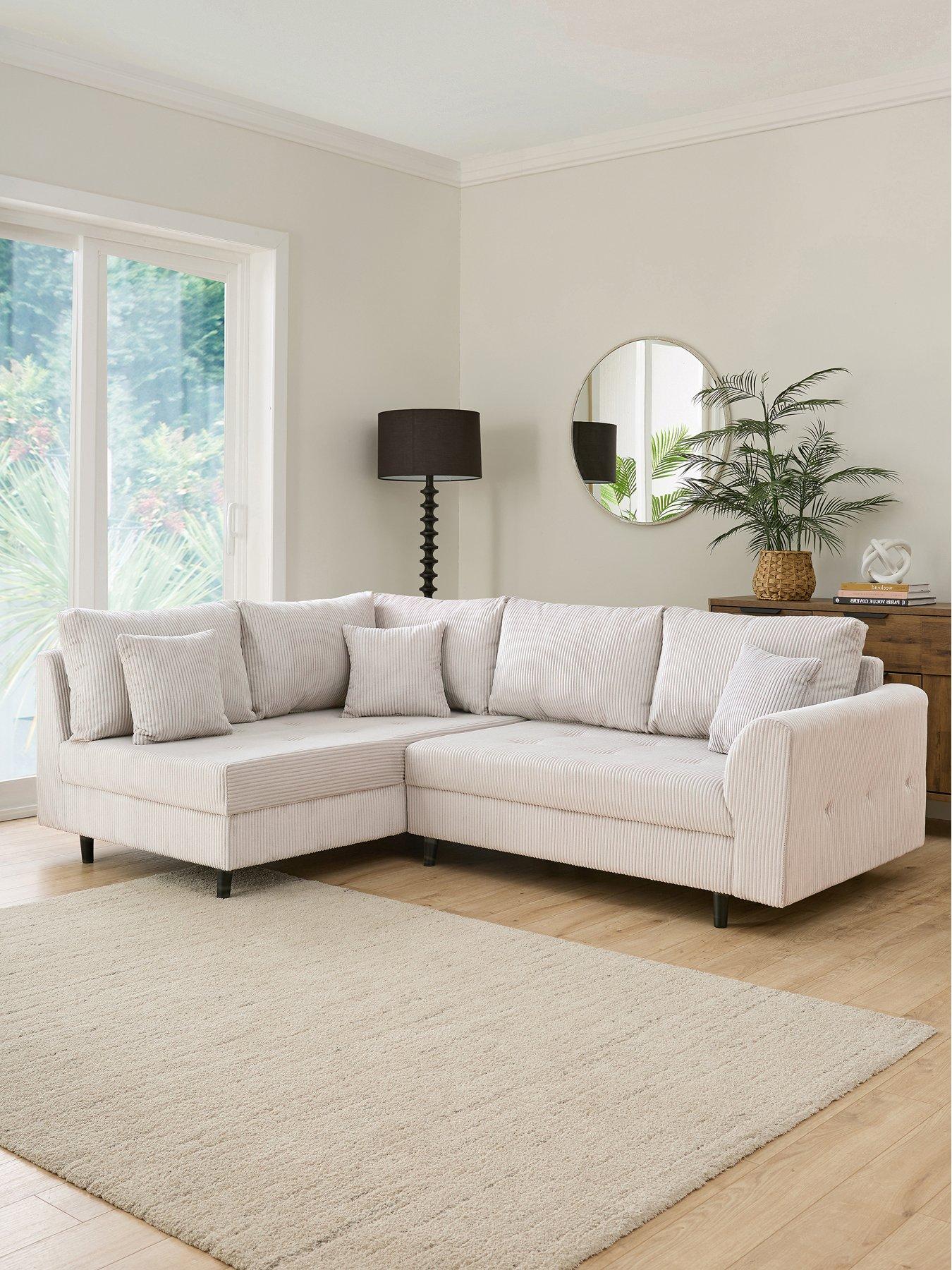 The Very Collection Rune Cord Left Hand Corner Group Sofa