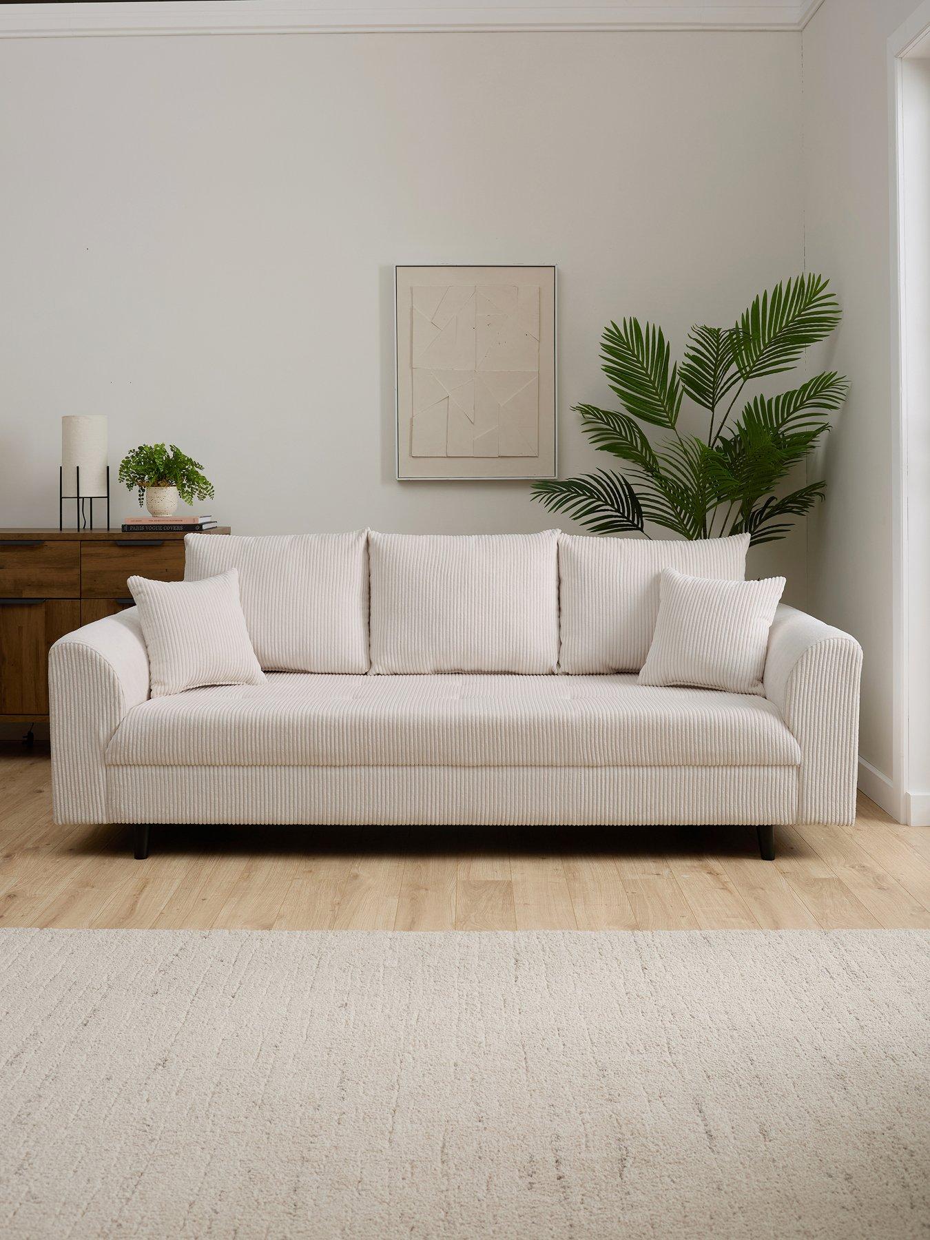 The Very Collection Rune Cord 3 Seater Sofa - FSC® Certified