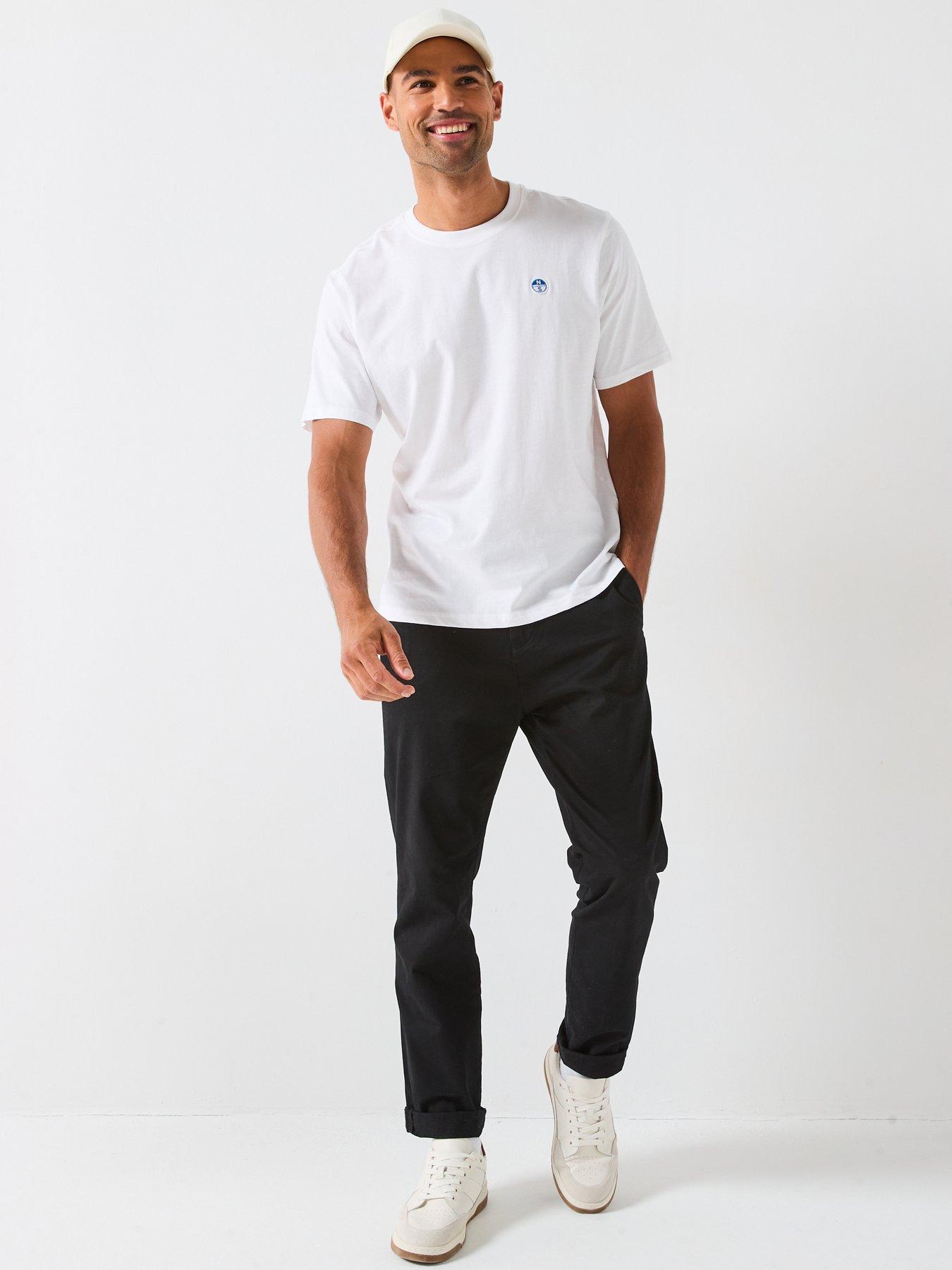 Image 5 of 5 of North Sails Basic Crew Neck T-Shirt - White