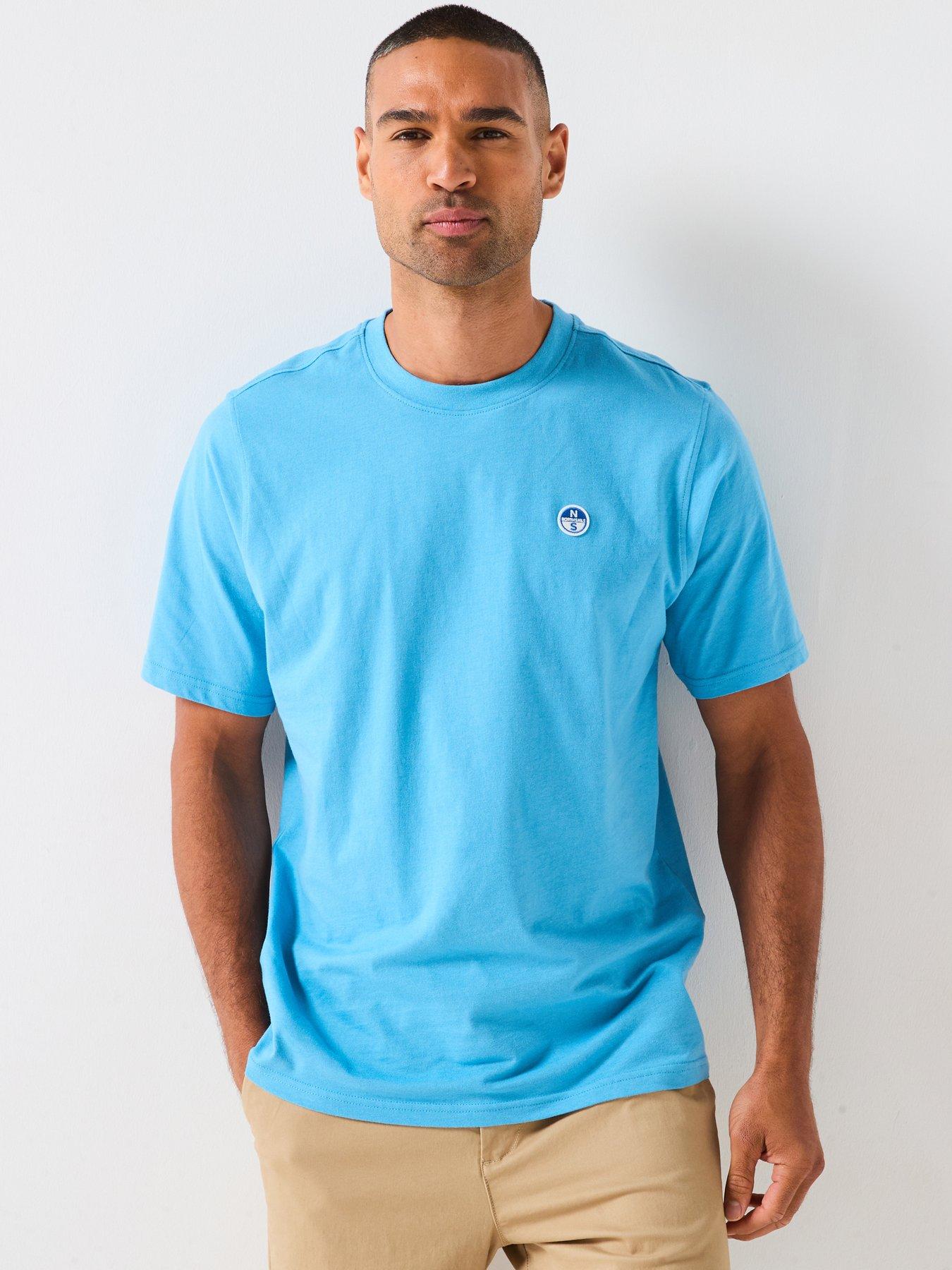 North Sails Basic Crew Neck T-Shirt - Aqua