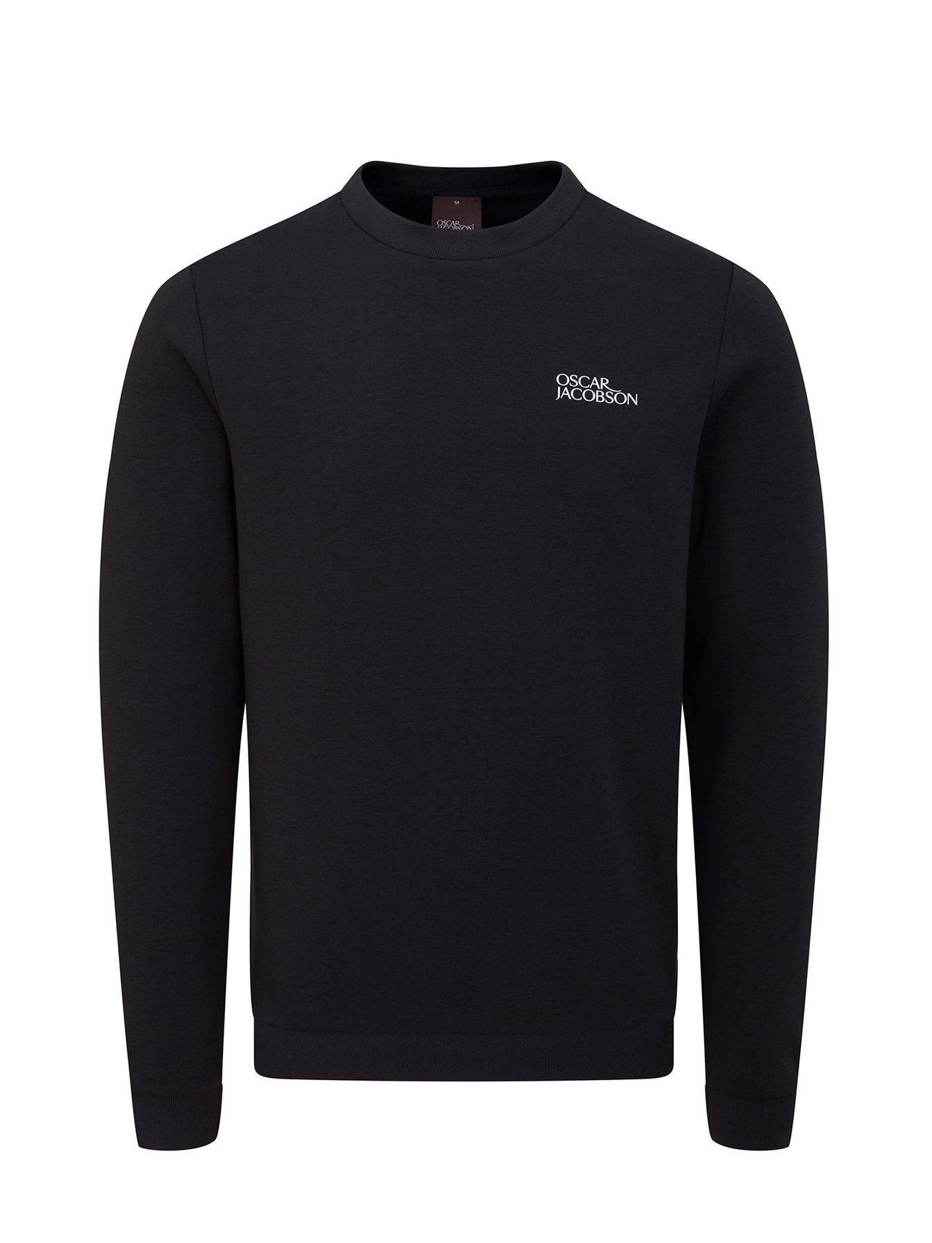 undefined Mens Golf Johnstone Tour Sweatshirt - Black