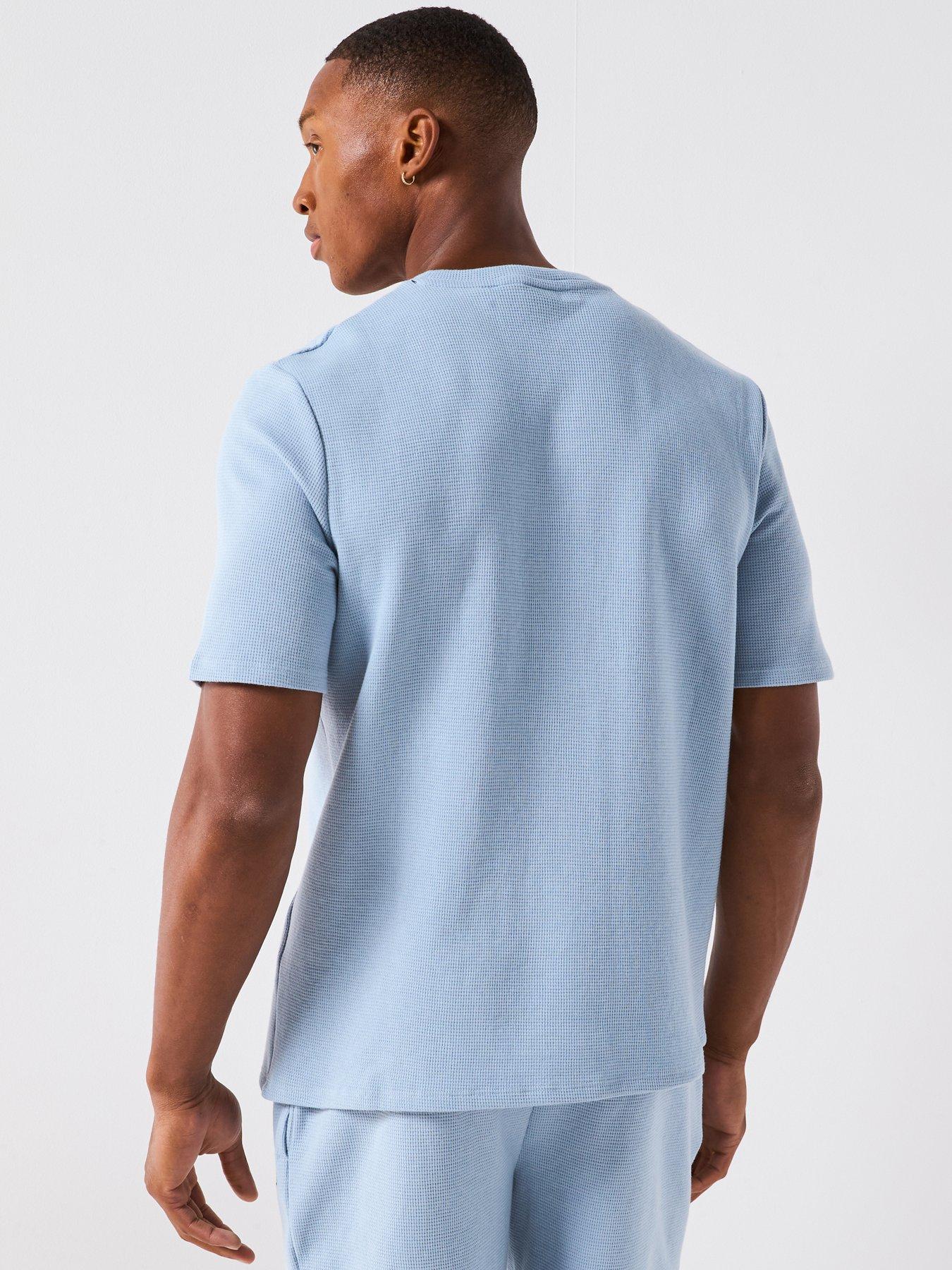 boss-regular-fit-waffle-loungewear-t-shirt-light-bluestillFront