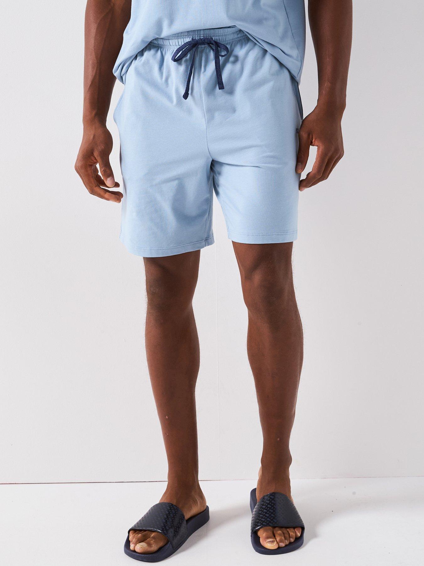 undefined Boss Mix & Match Lightweight Loungewear Shorts - Light Blue