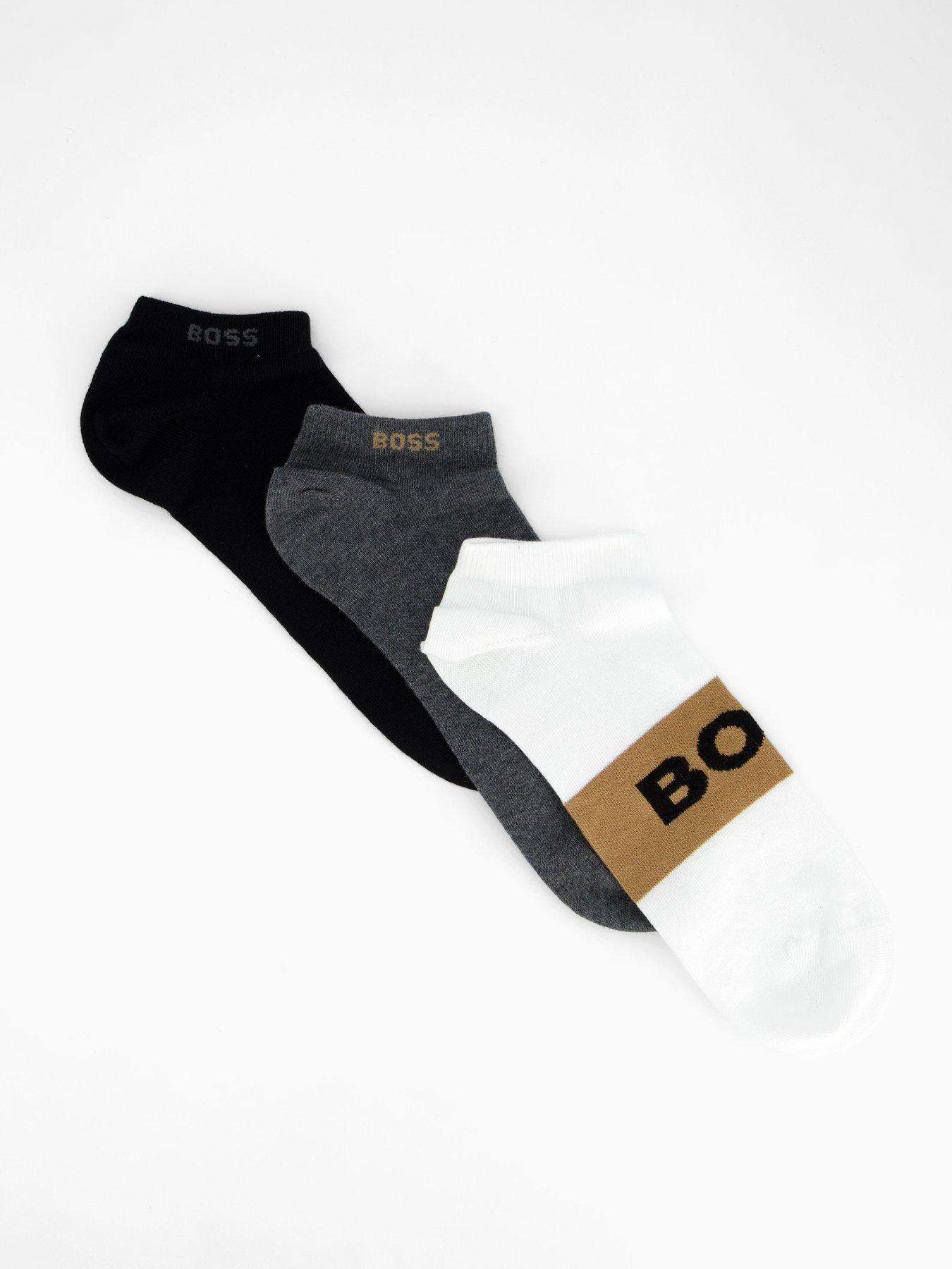BOSS 3 Pack Logo Crew Socks - Assorted