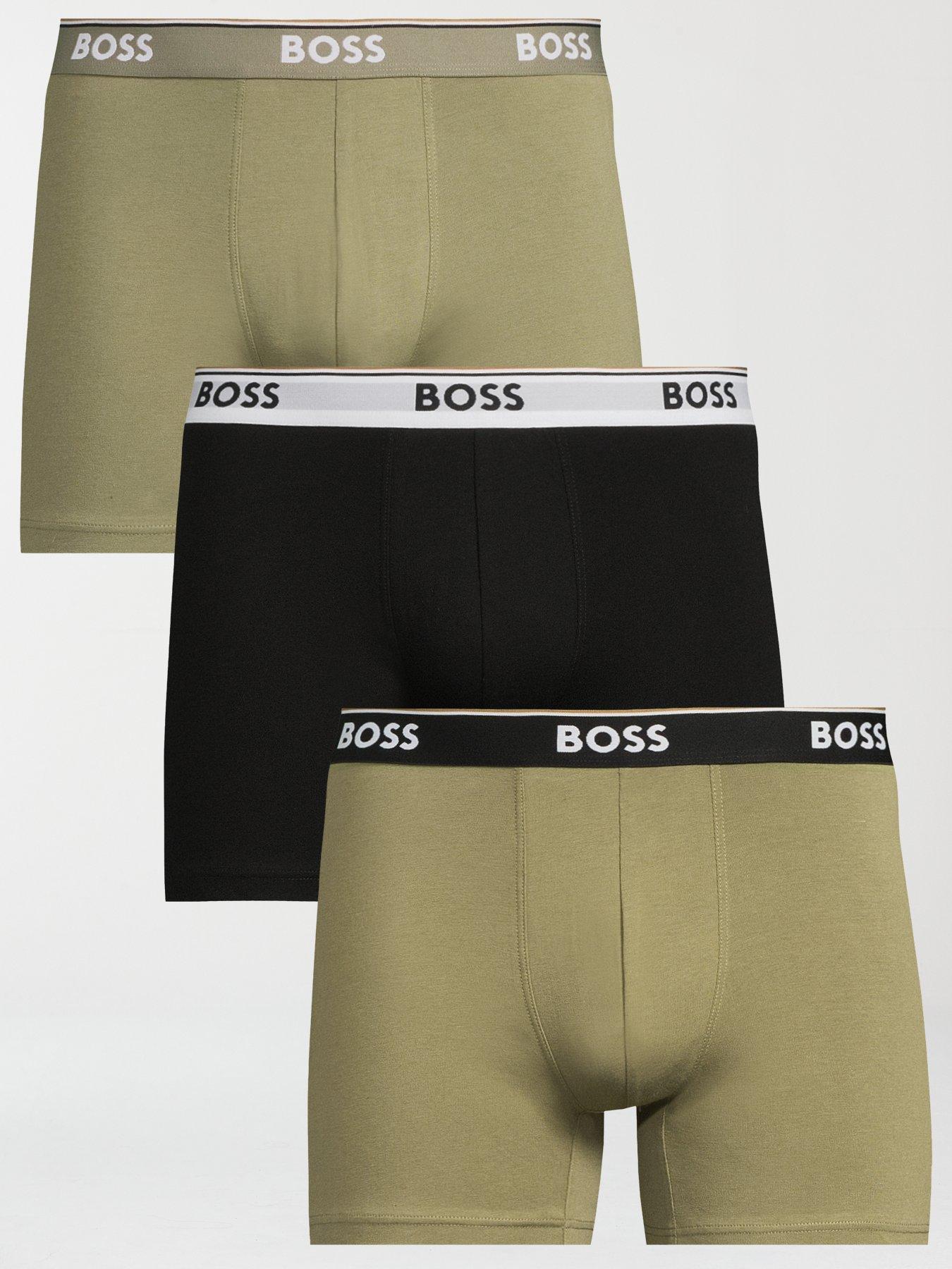 undefined Boss 3 Pack Power Boxer Briefs - Assorted
