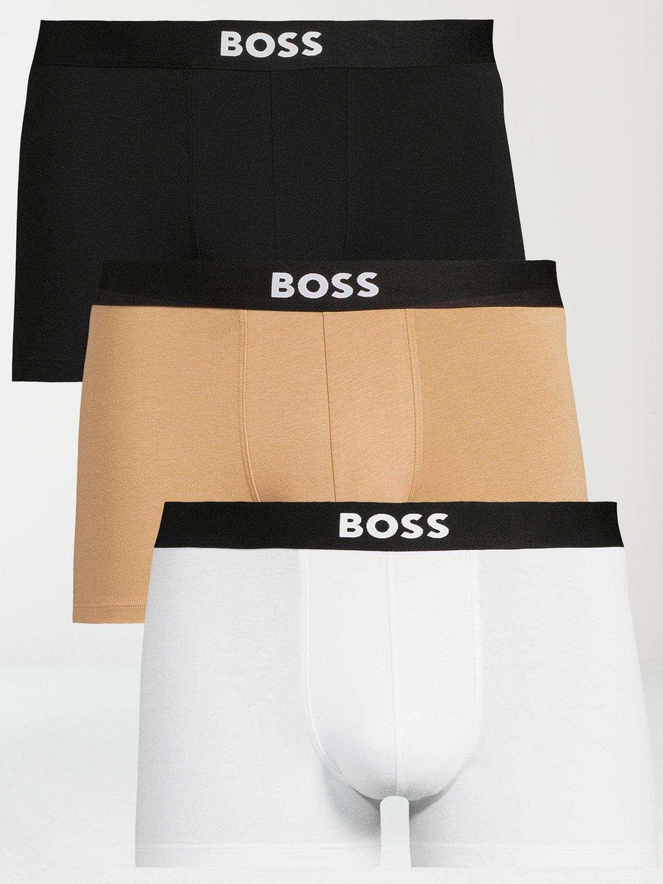 undefined Boss Bodywear 3 Pack One Trunks (black/white/beige) - Assorted