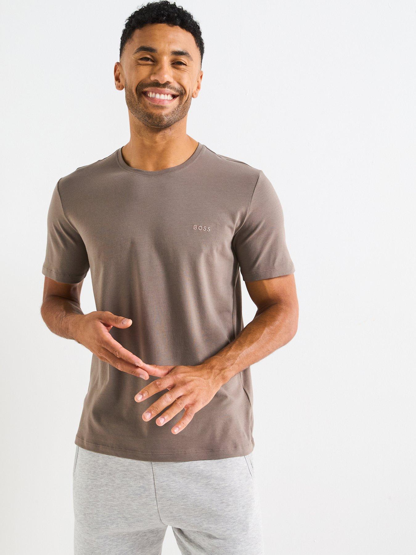 BOSS Mix  &  Match Regular Fit Loungewear T-shirt - Brown