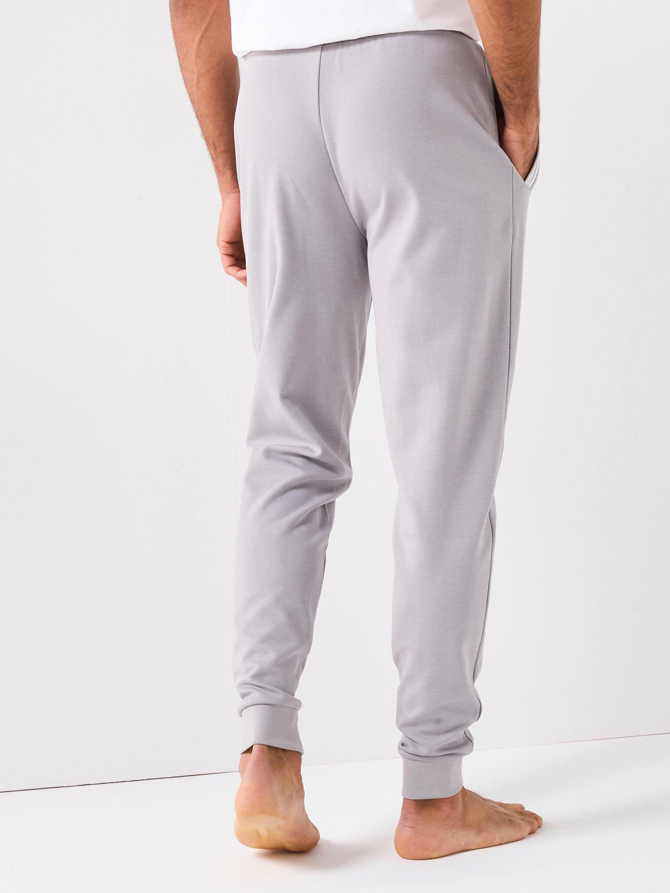 Image 2 of 5 of BOSS Contrast Panel Loungewear Pants - Grey