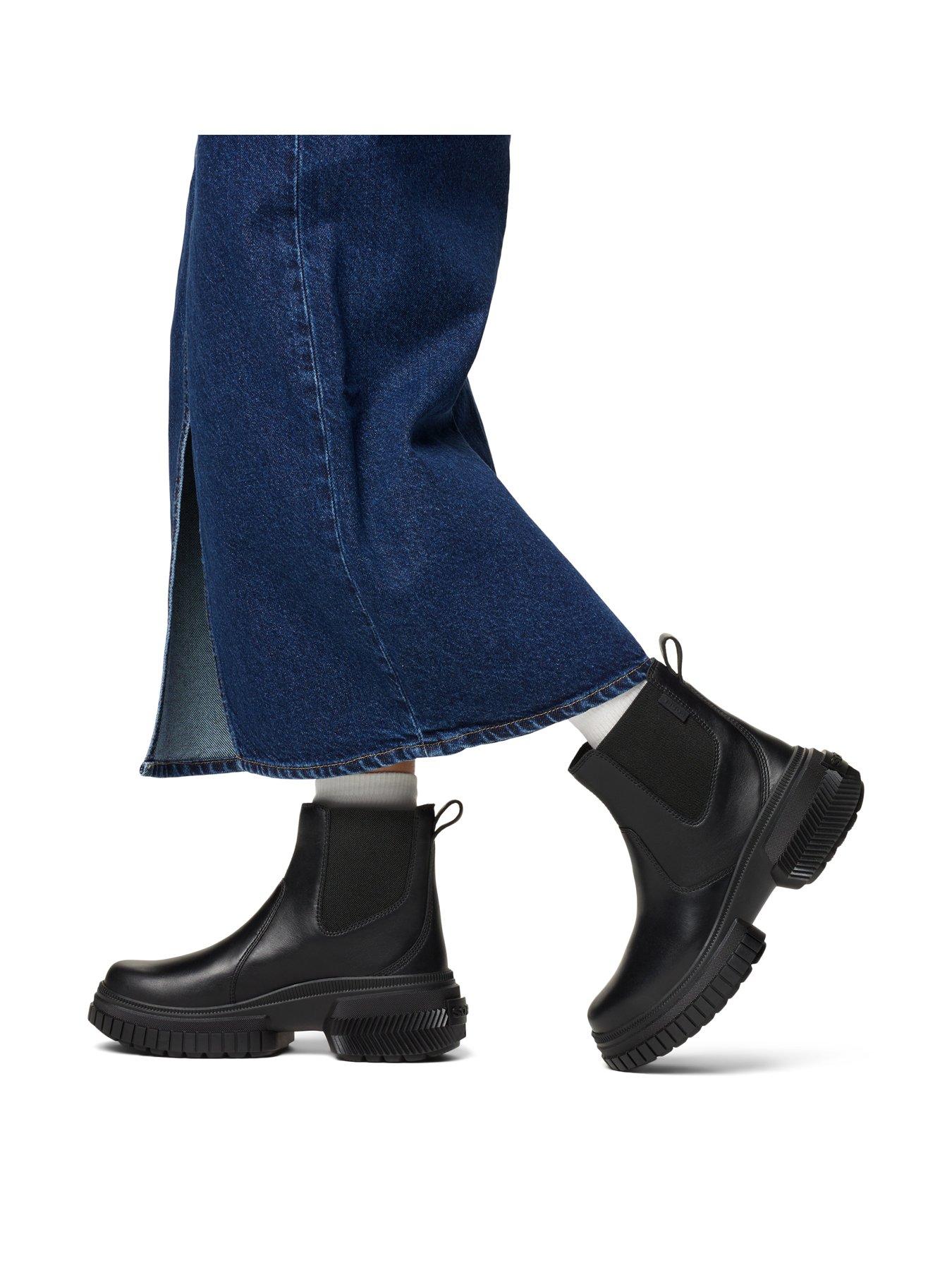 Image 7 of 7 of SOREL Womens Ona Ave Chelsea Waterproof Boot - Black