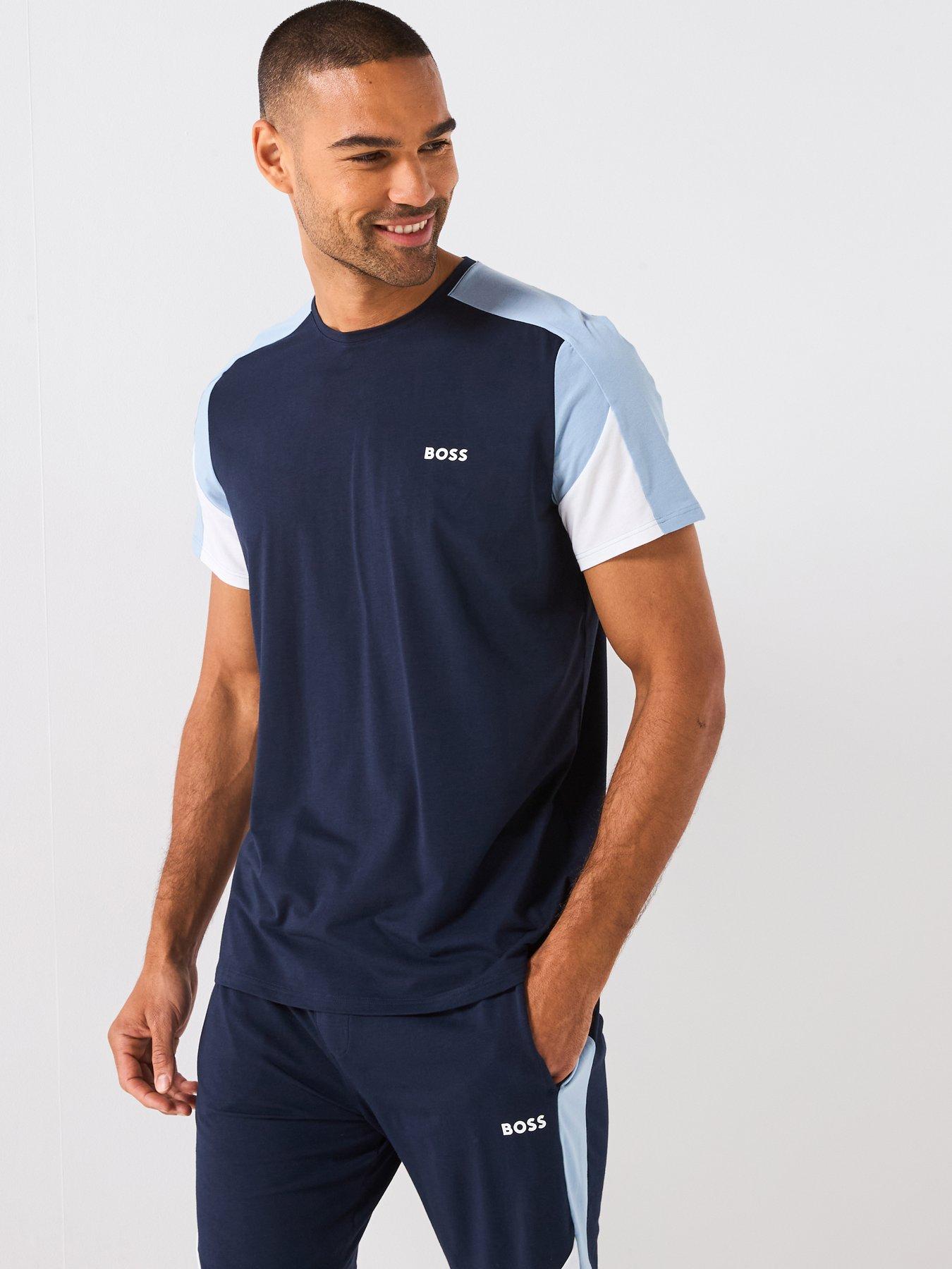 BOSS Balance Pima Modal Loungewear T-Shirt - Navy