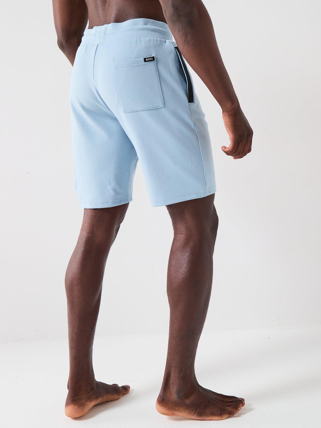Image 2 of 5 of BOSS Hd Logo Loungewear Shorts - Light Blue