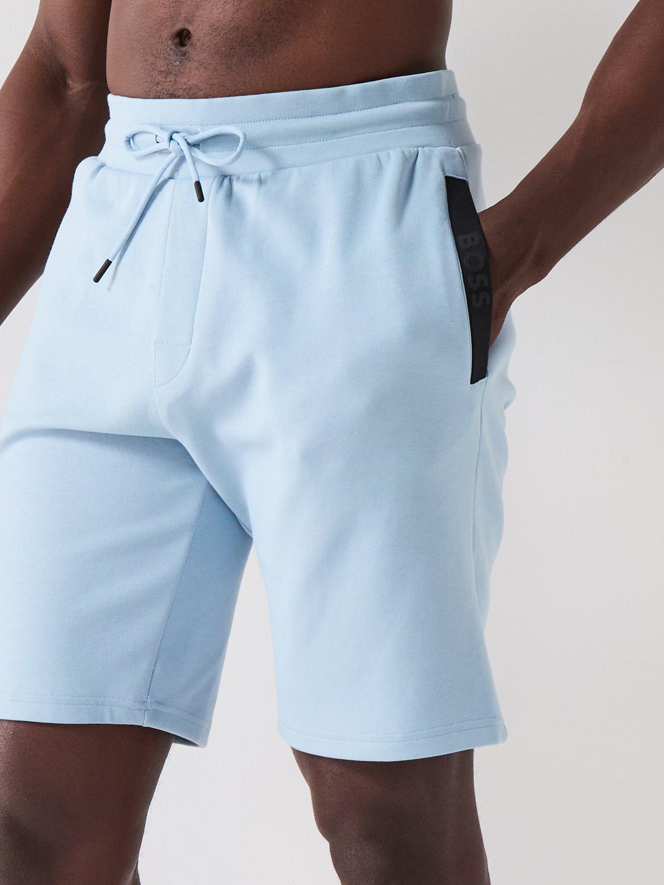 Image 4 of 5 of BOSS Hd Logo Loungewear Shorts - Light Blue