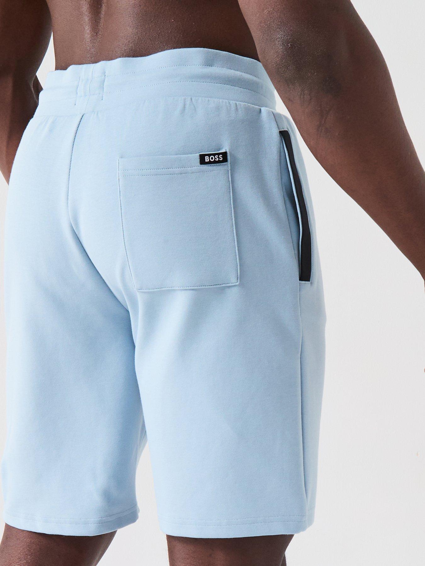 Image 5 of 5 of BOSS Hd Logo Loungewear Shorts - Light Blue