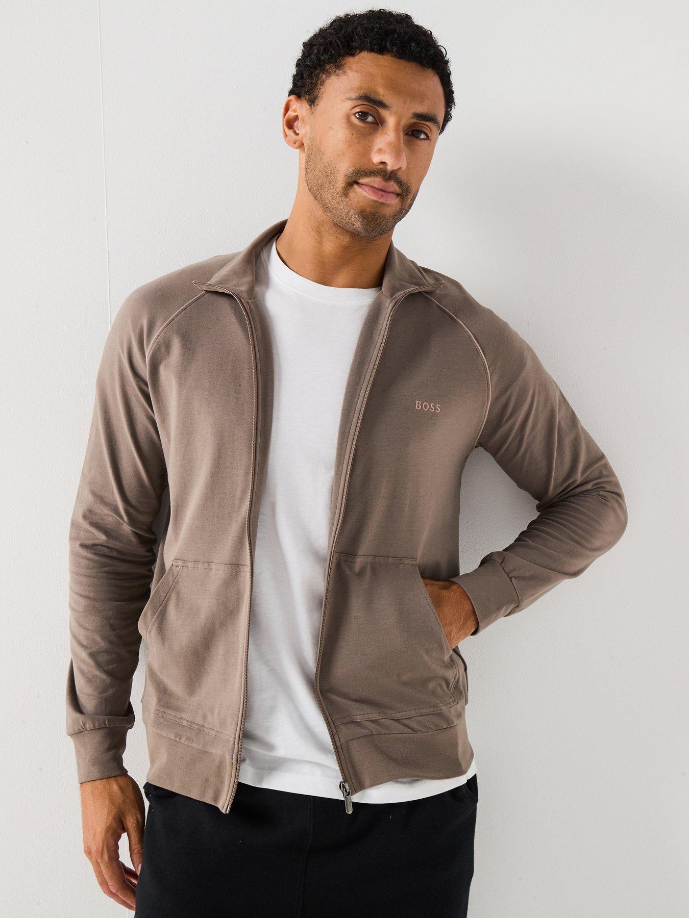BOSS Mix  &  Match Loungewear Track Top - Brown