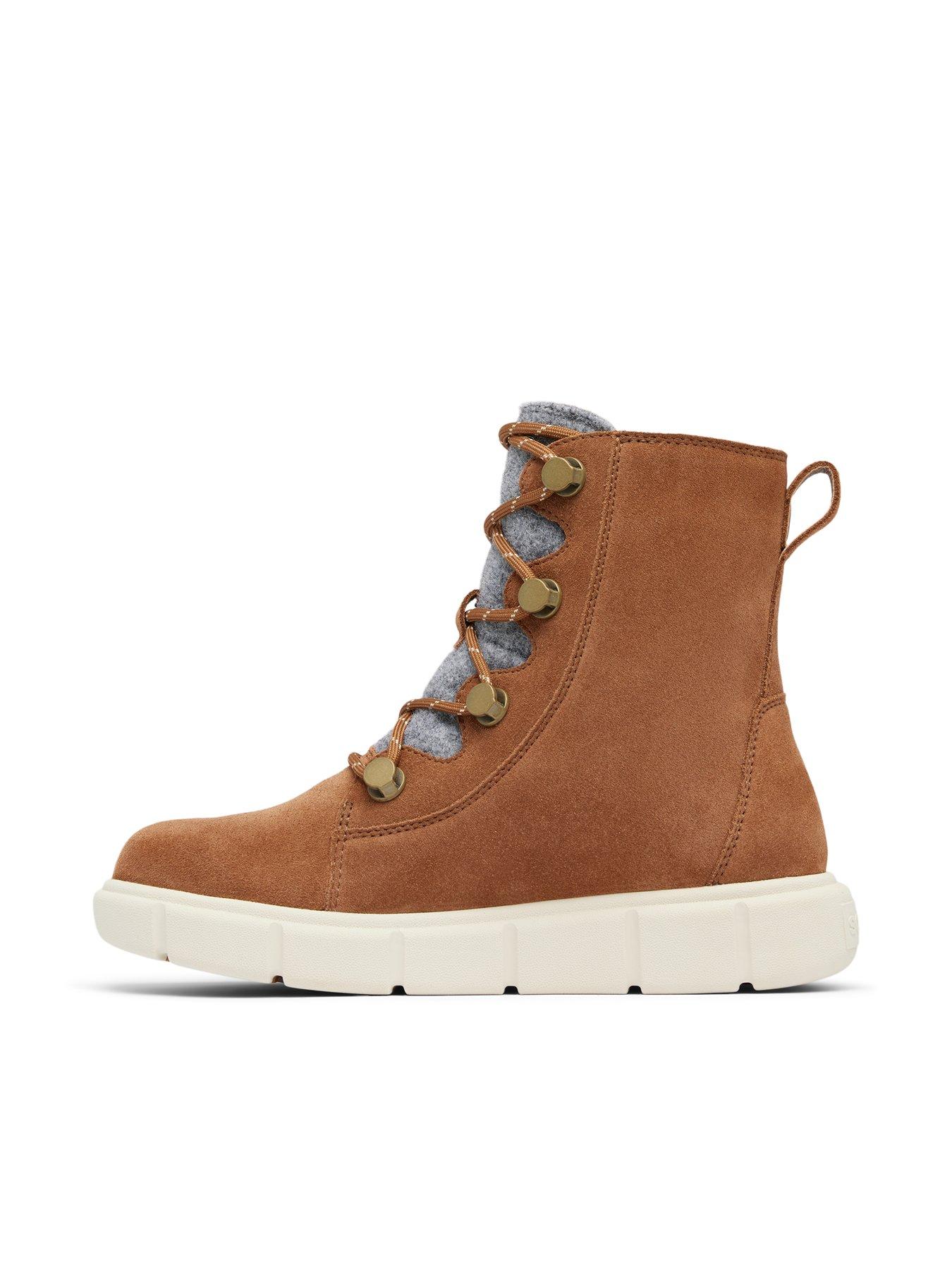 Image 6 of 7 of SOREL Womens Explorer Joan Waterproof Boots&nbsp;- Tan